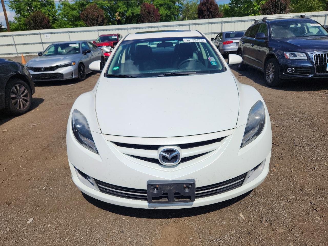 2011 Mazda 6 I White vin: 1YVHZ8CH9B5M23300