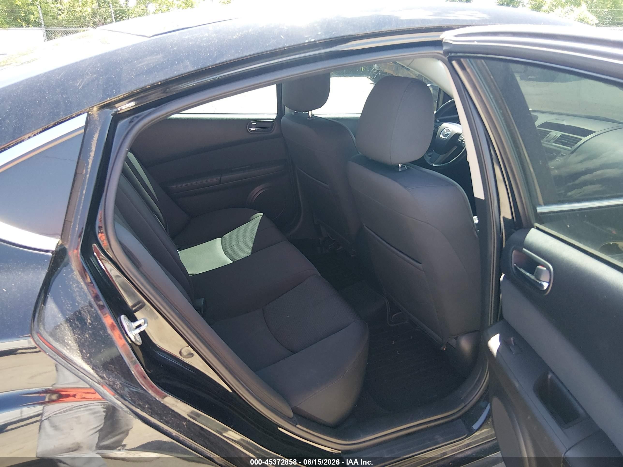 2011 Mazda Mazda6 I Touring Black vin: 1YVHZ8CH9B5M25743