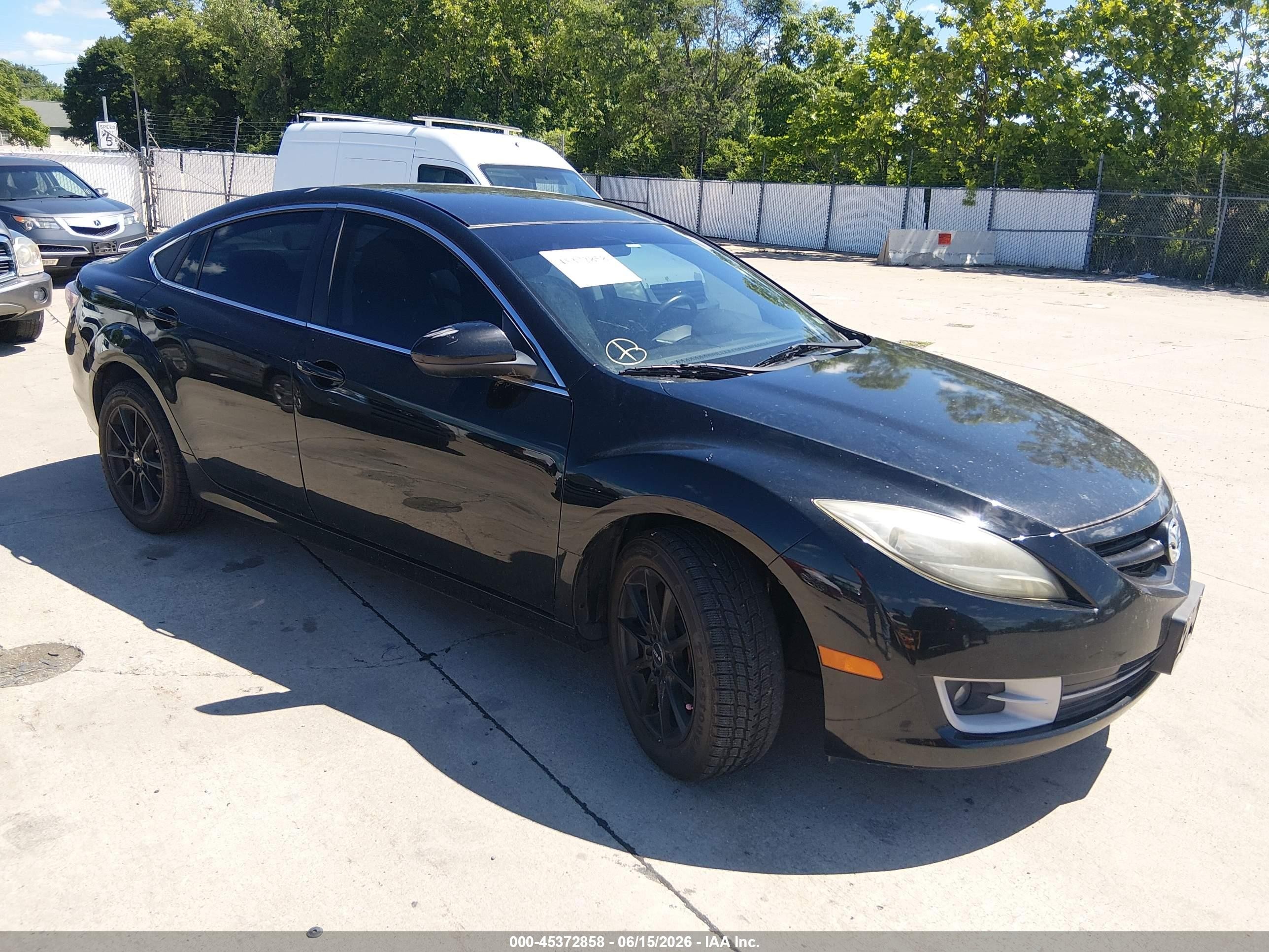 2011 Mazda Mazda6 I Touring Black vin: 1YVHZ8CH9B5M25743