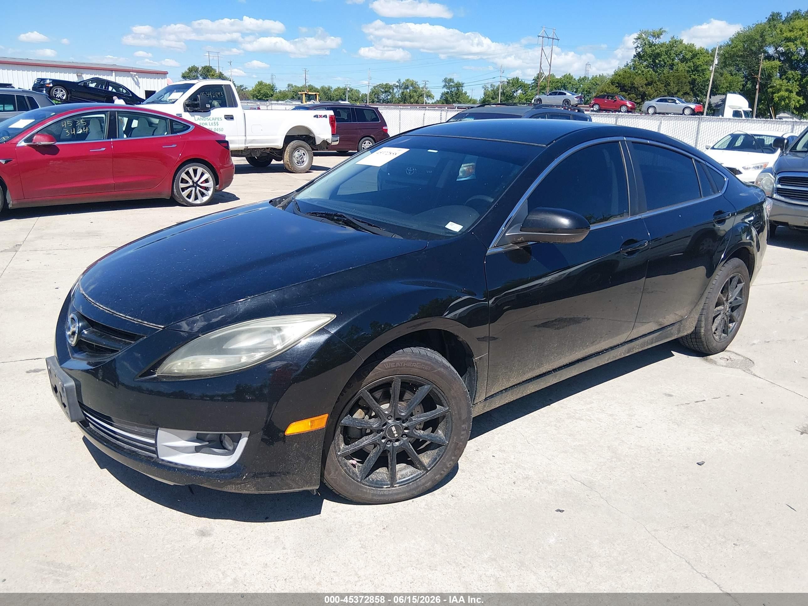 2011 Mazda Mazda6 I Touring Black vin: 1YVHZ8CH9B5M25743