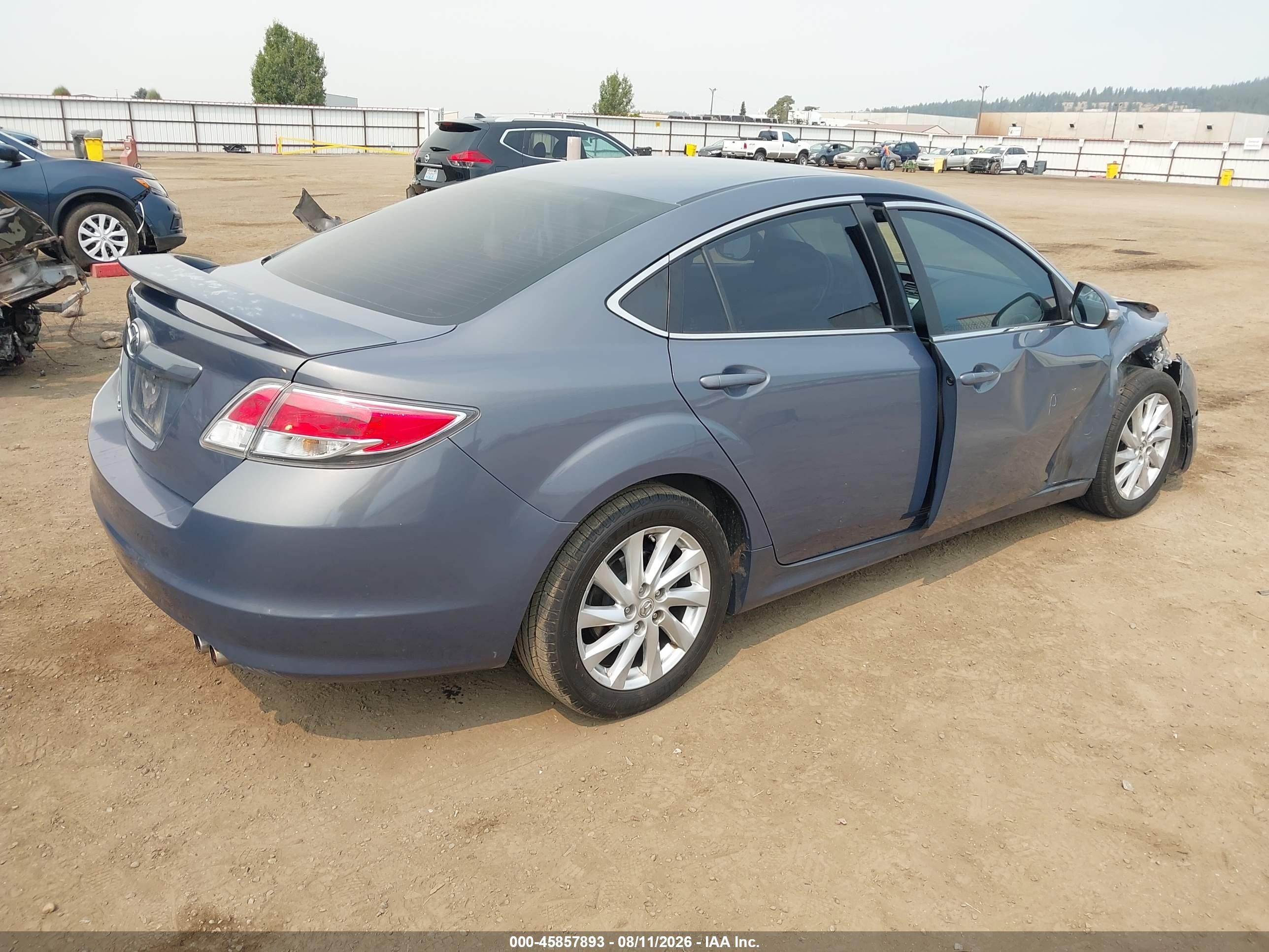 2011 Mazda Mazda6 I Touring Plus Blue vin: 1YVHZ8CH9B5M30005