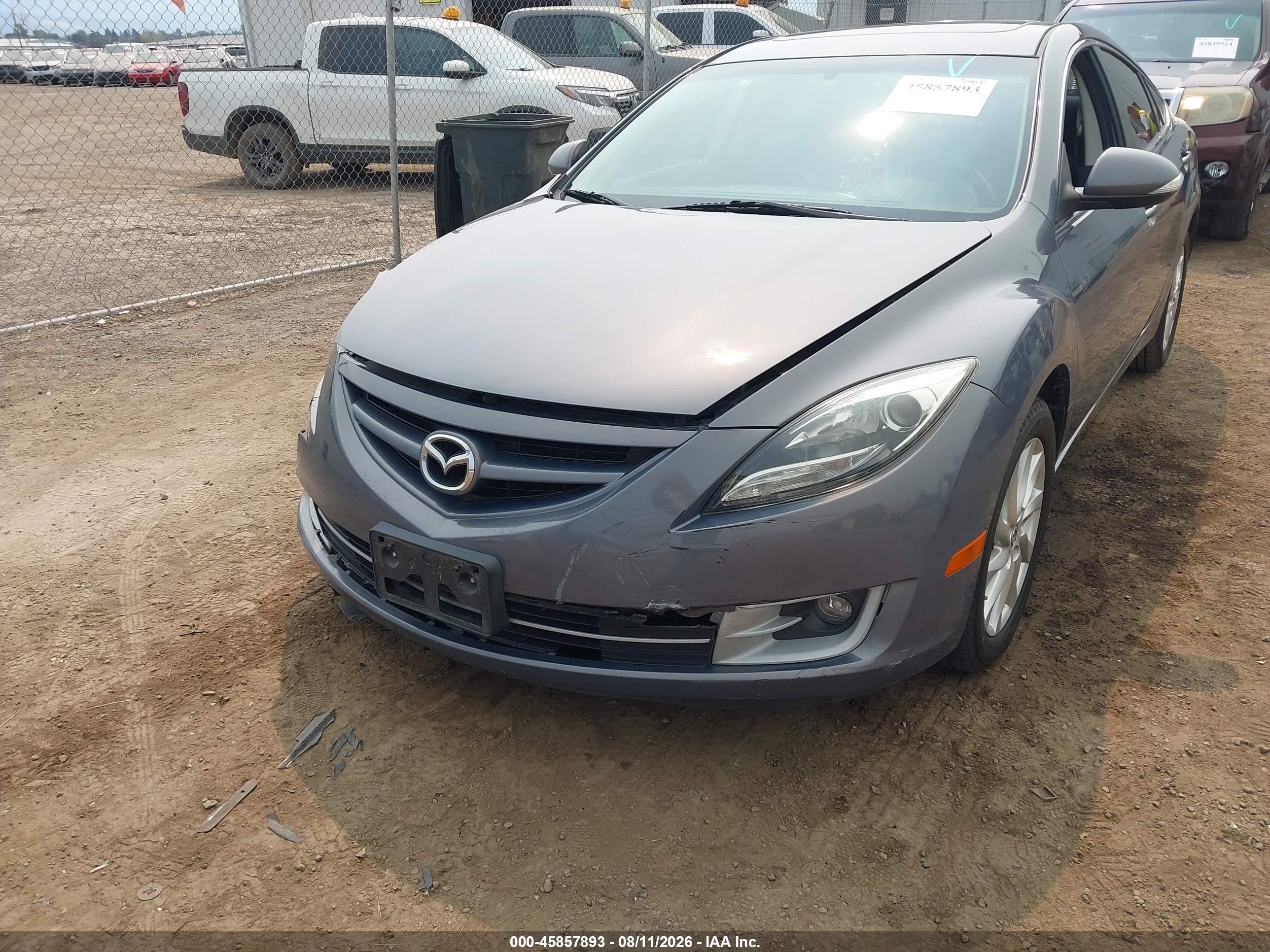 2011 Mazda Mazda6 I Touring Plus Blue vin: 1YVHZ8CH9B5M30005