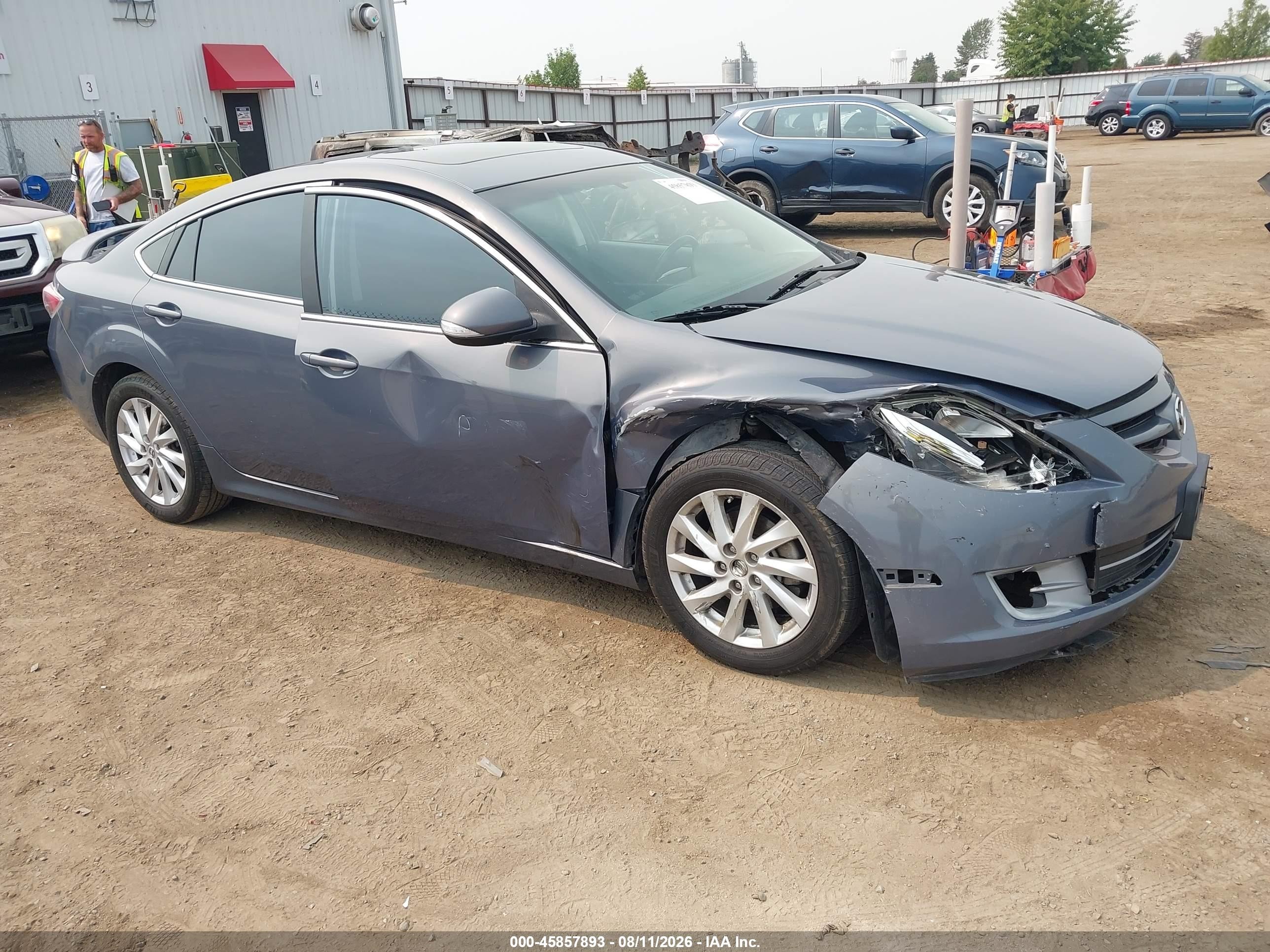2011 Mazda Mazda6 I Touring Plus Blue vin: 1YVHZ8CH9B5M30005