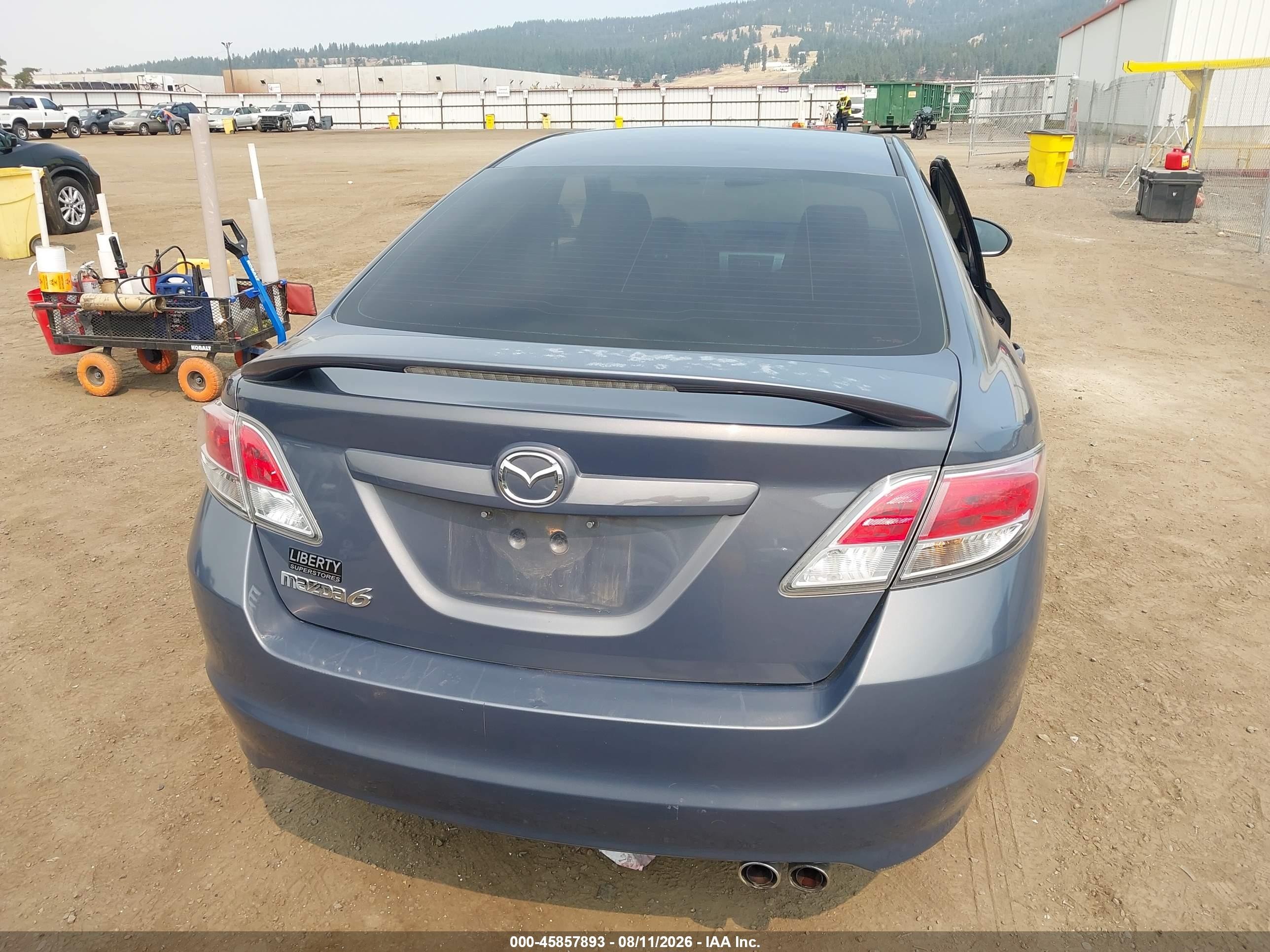 2011 Mazda Mazda6 I Touring Plus Blue vin: 1YVHZ8CH9B5M30005