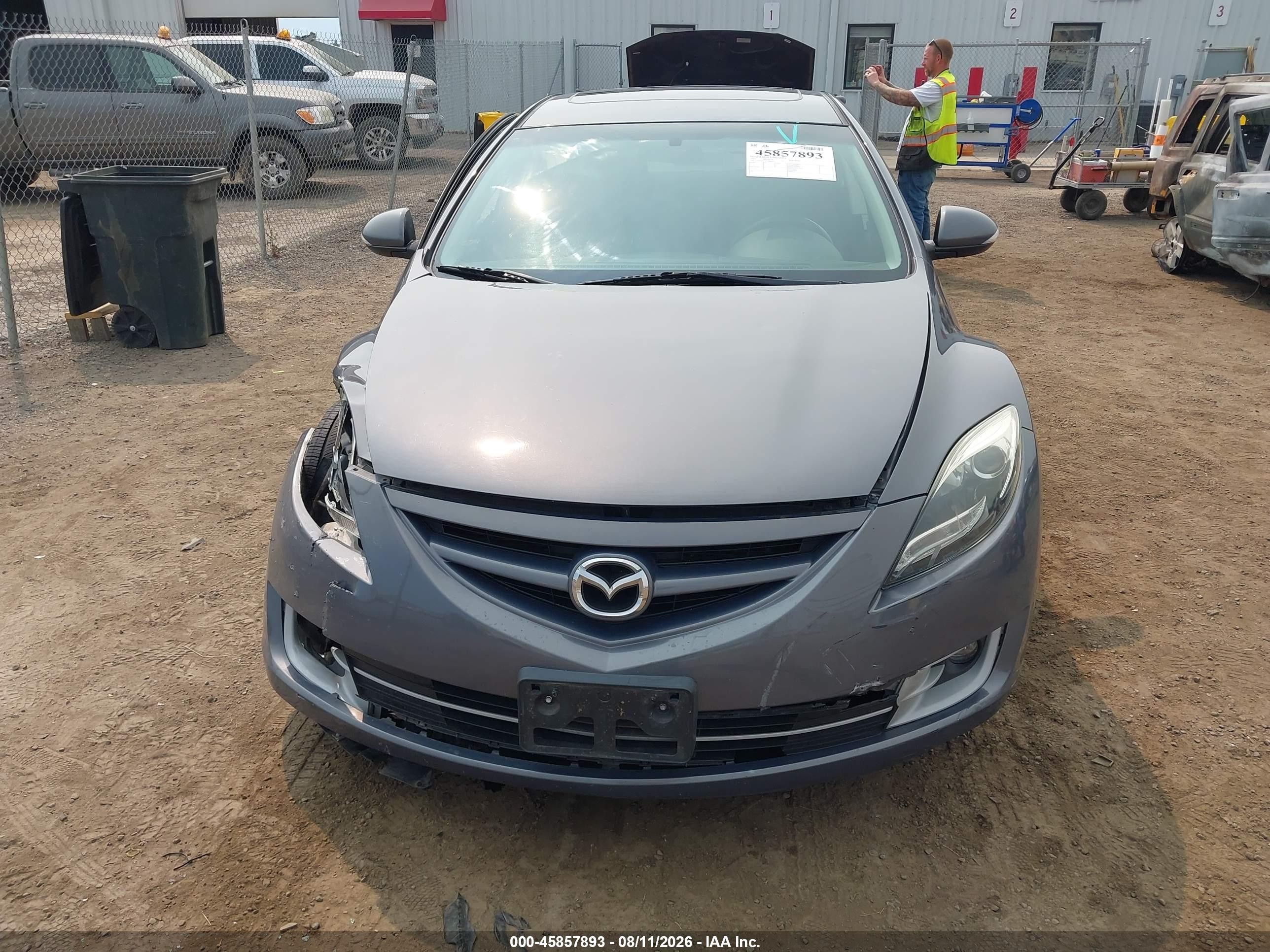 2011 Mazda Mazda6 I Touring Plus Blue vin: 1YVHZ8CH9B5M30005
