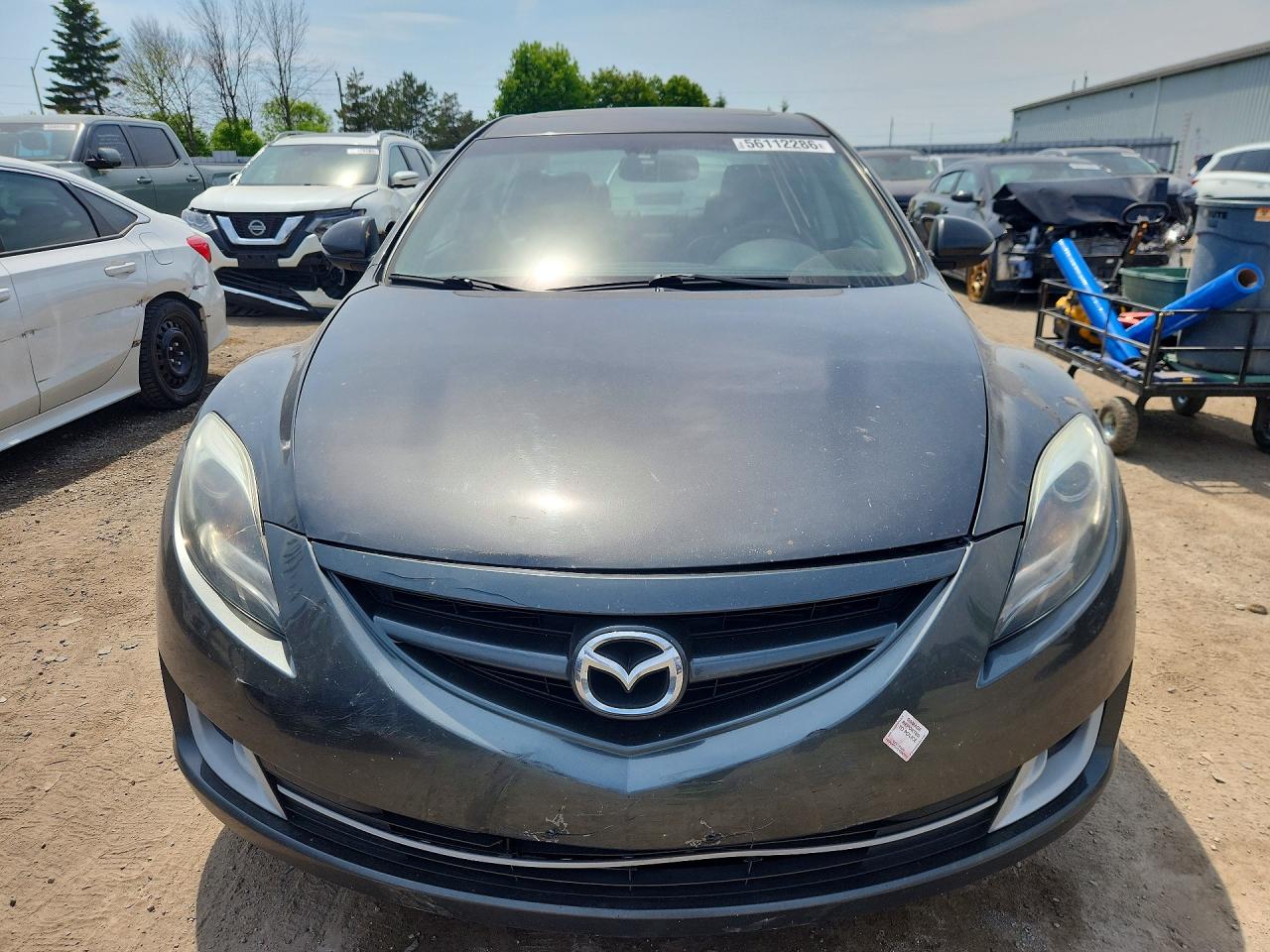 2012 Mazda 6 I Серый vin: 1YVHZ8CH9C5M05719