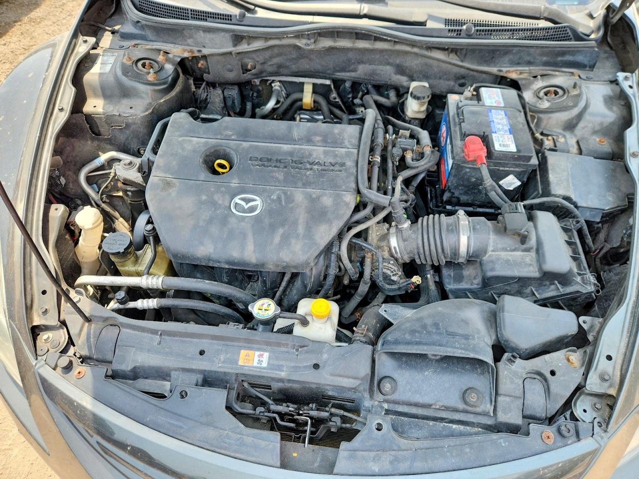 2012 Mazda 6 I Серый vin: 1YVHZ8CH9C5M05719