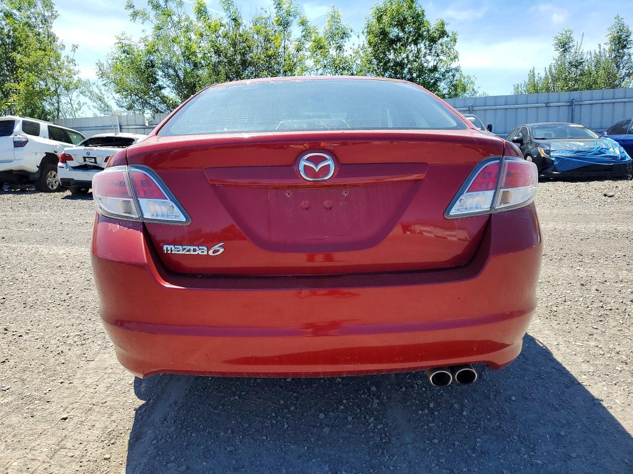 2010 Mazda 6 I Red vin: 1YVHZ8CHXA5M46132