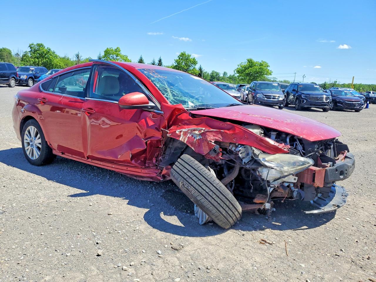 2010 Mazda 6 I Red vin: 1YVHZ8CHXA5M46132
