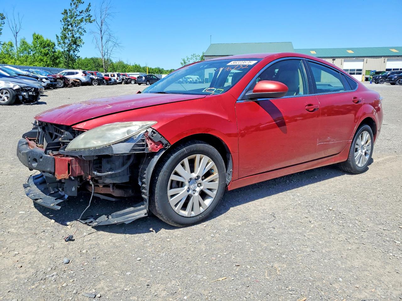 2010 Mazda 6 I Red vin: 1YVHZ8CHXA5M46132