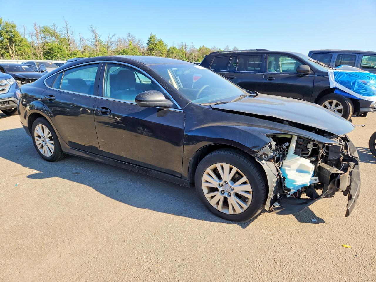 2010 Mazda 6 I Black vin: 1YVHZ8CHXA5M48947