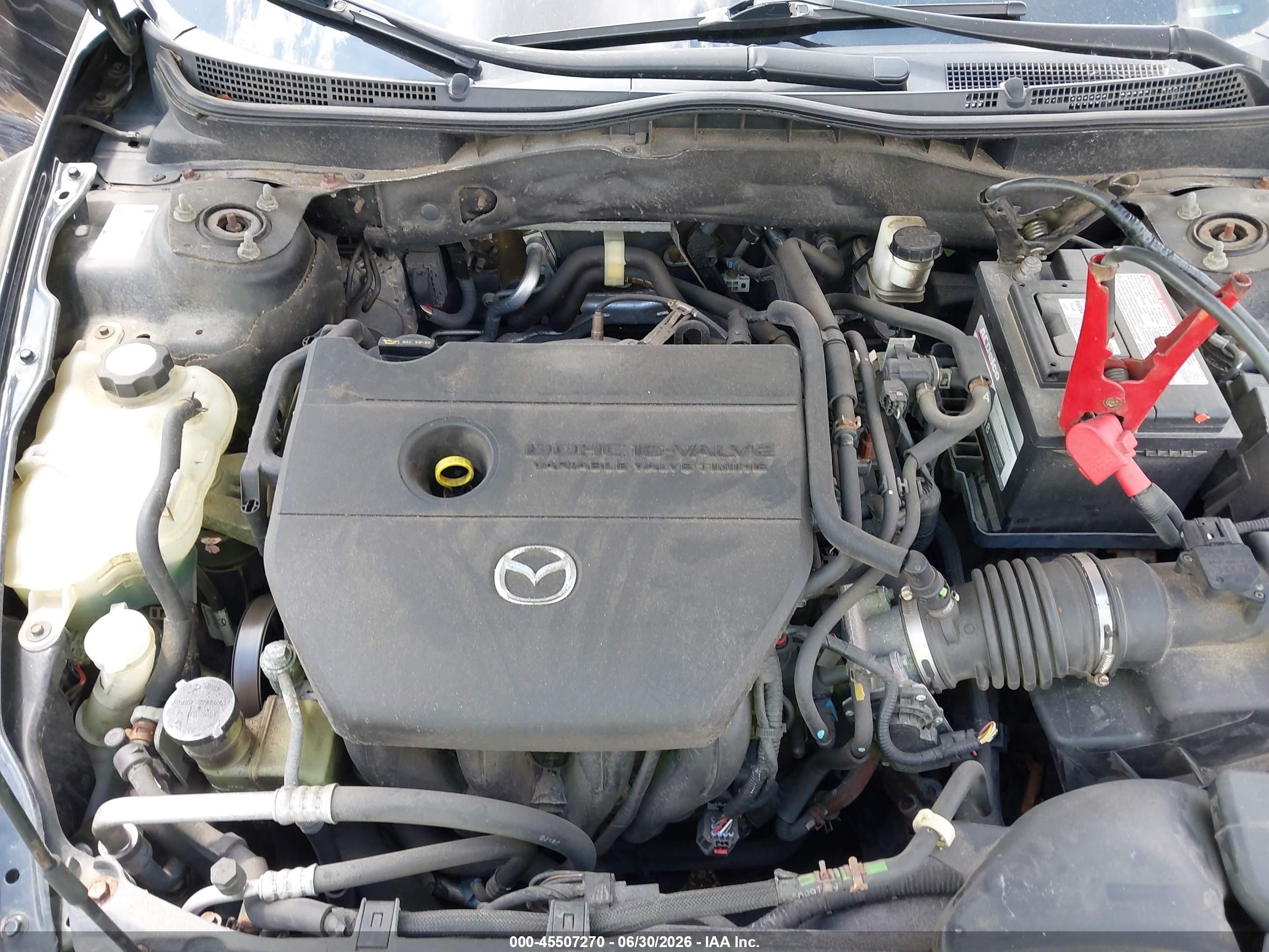 2010 Mazda Mazda6 I Touring Black vin: 1YVHZ8CHXA5M49970