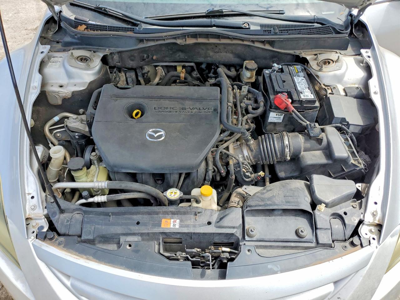 2011 Mazda 6 I Silver vin: 1YVHZ8CHXB5M10541