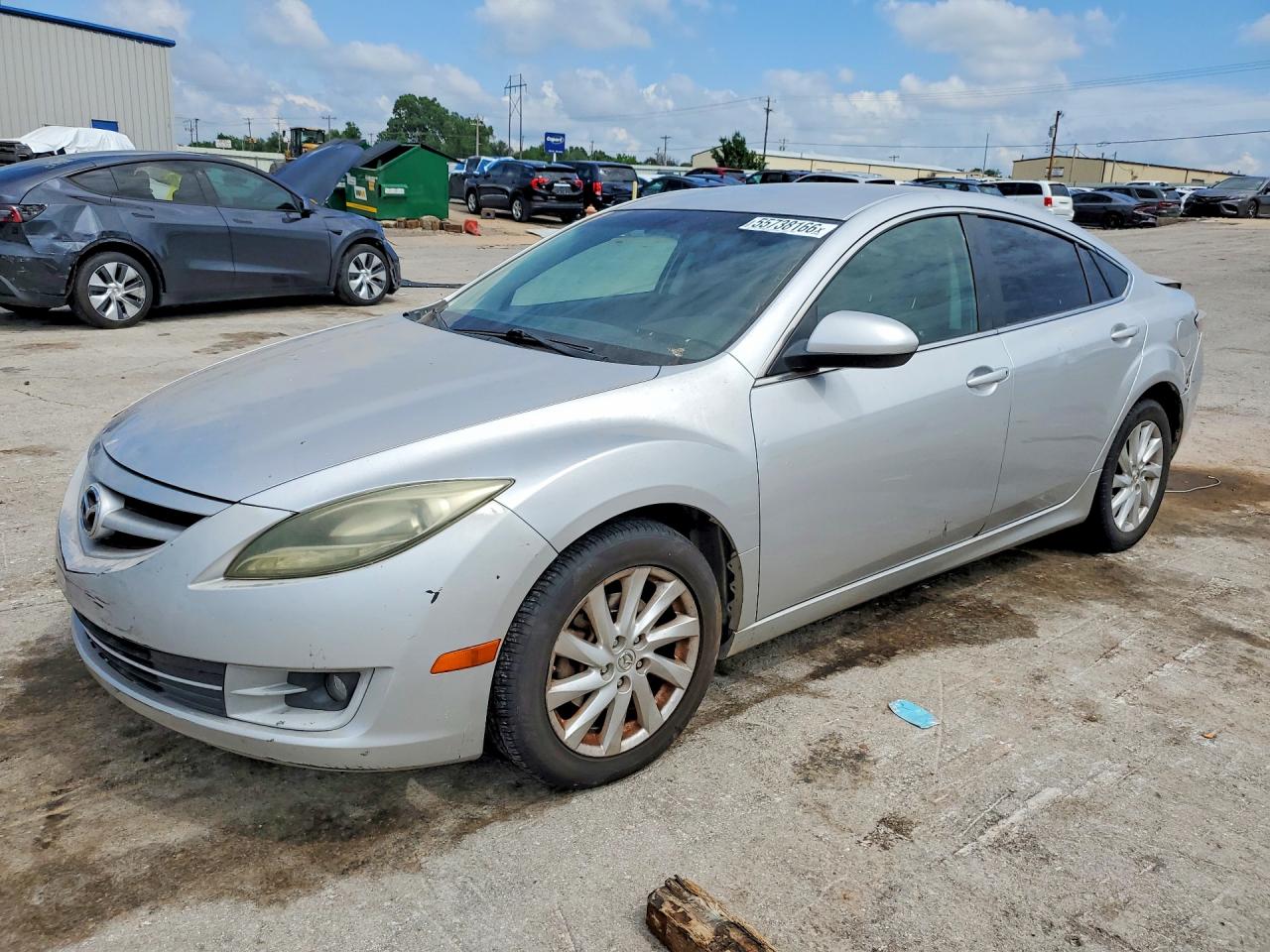 2011 Mazda 6 I Silver vin: 1YVHZ8CHXB5M10541