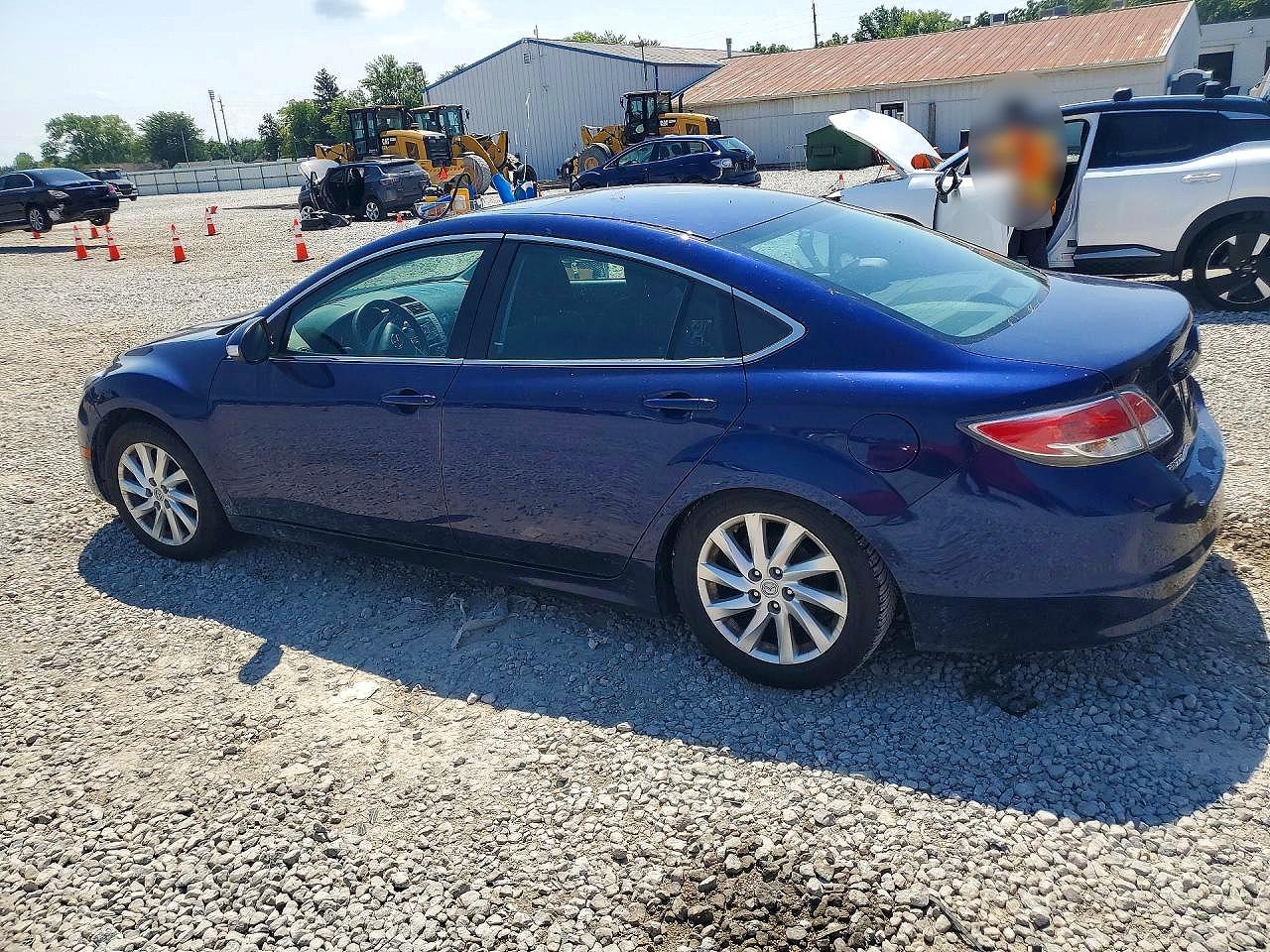 2011 Mazda 6 I Blue vin: 1YVHZ8CHXB5M15674