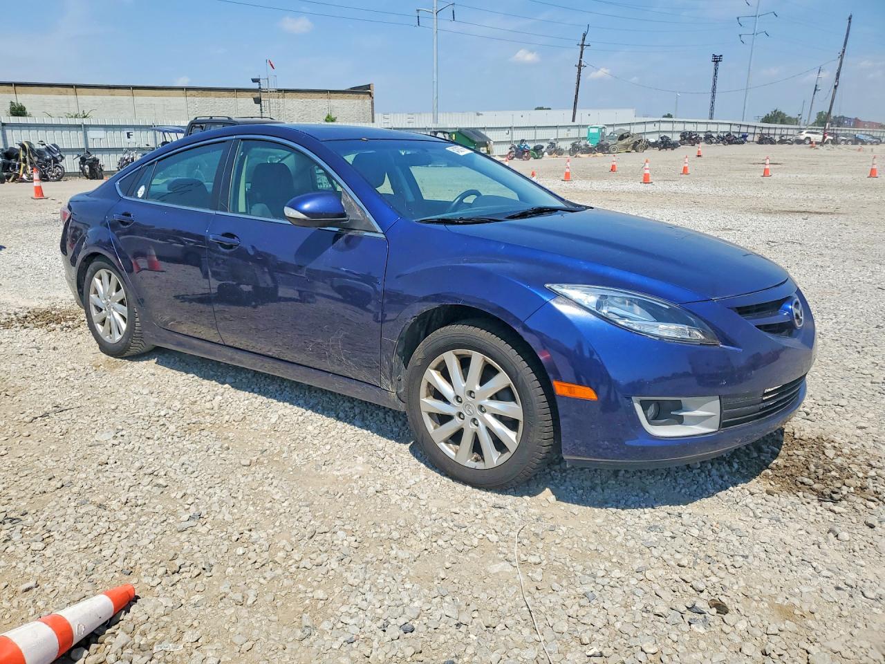 2011 Mazda 6 I Blue vin: 1YVHZ8CHXB5M15674