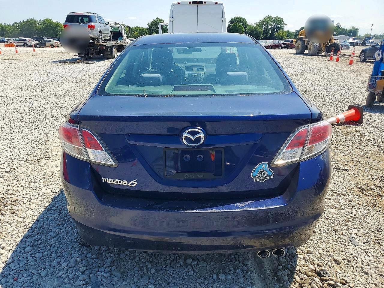 2011 Mazda 6 I Blue vin: 1YVHZ8CHXB5M15674