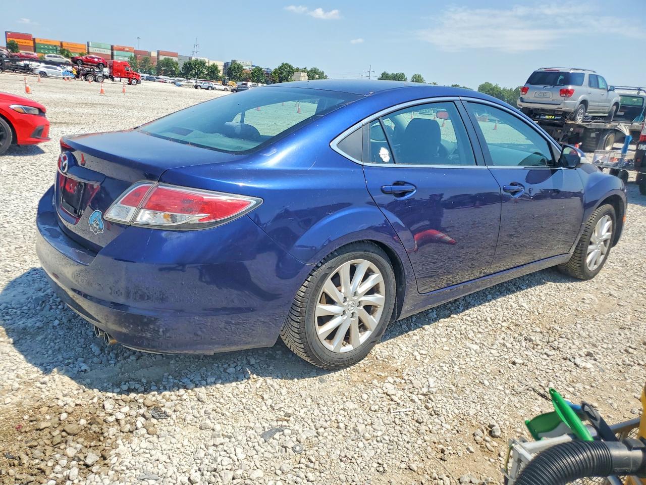 2011 Mazda 6 I Blue vin: 1YVHZ8CHXB5M15674