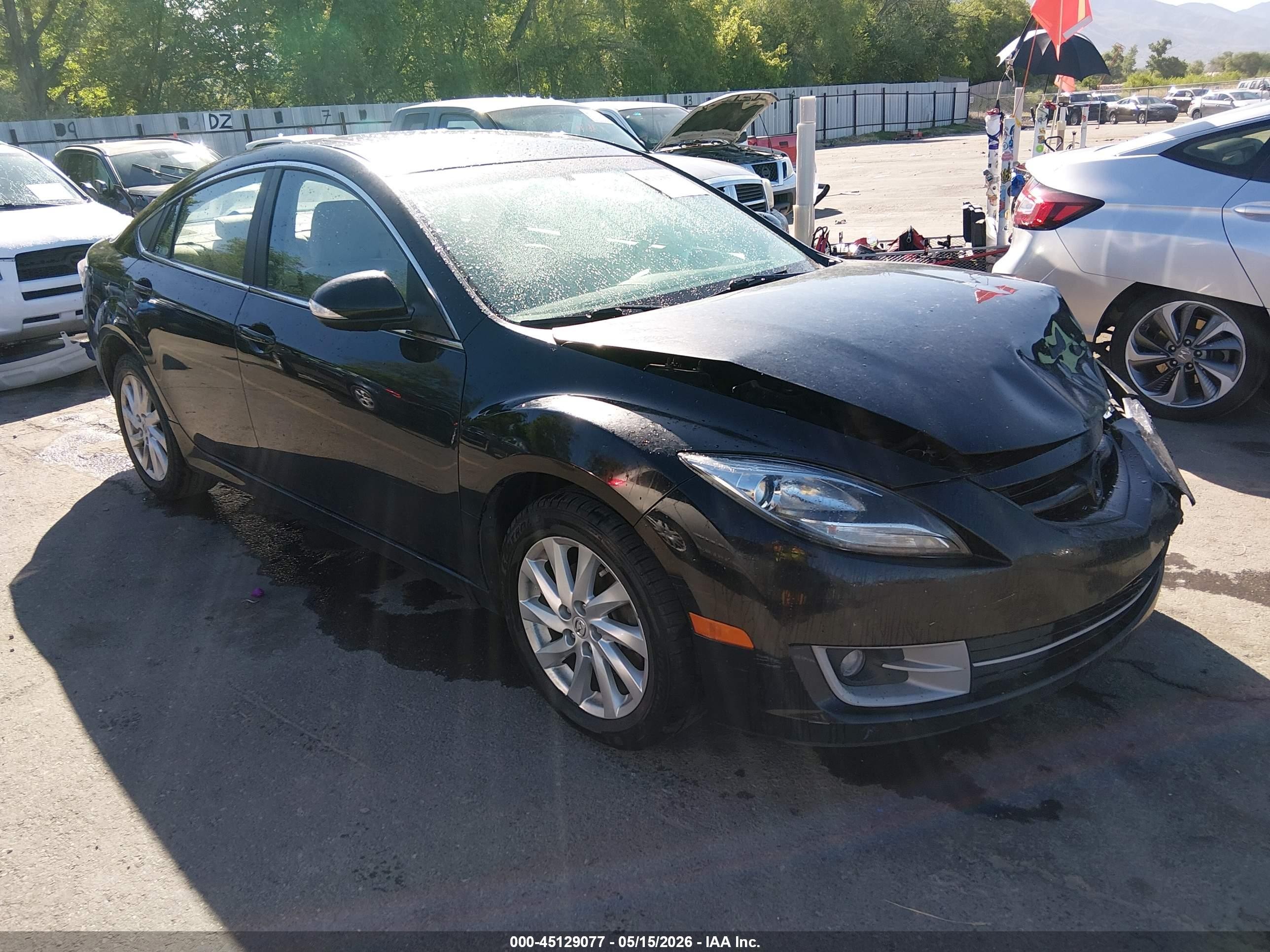 2011 Mazda Mazda6 I Touring Plus Черный vin: 1YVHZ8CHXB5M29980