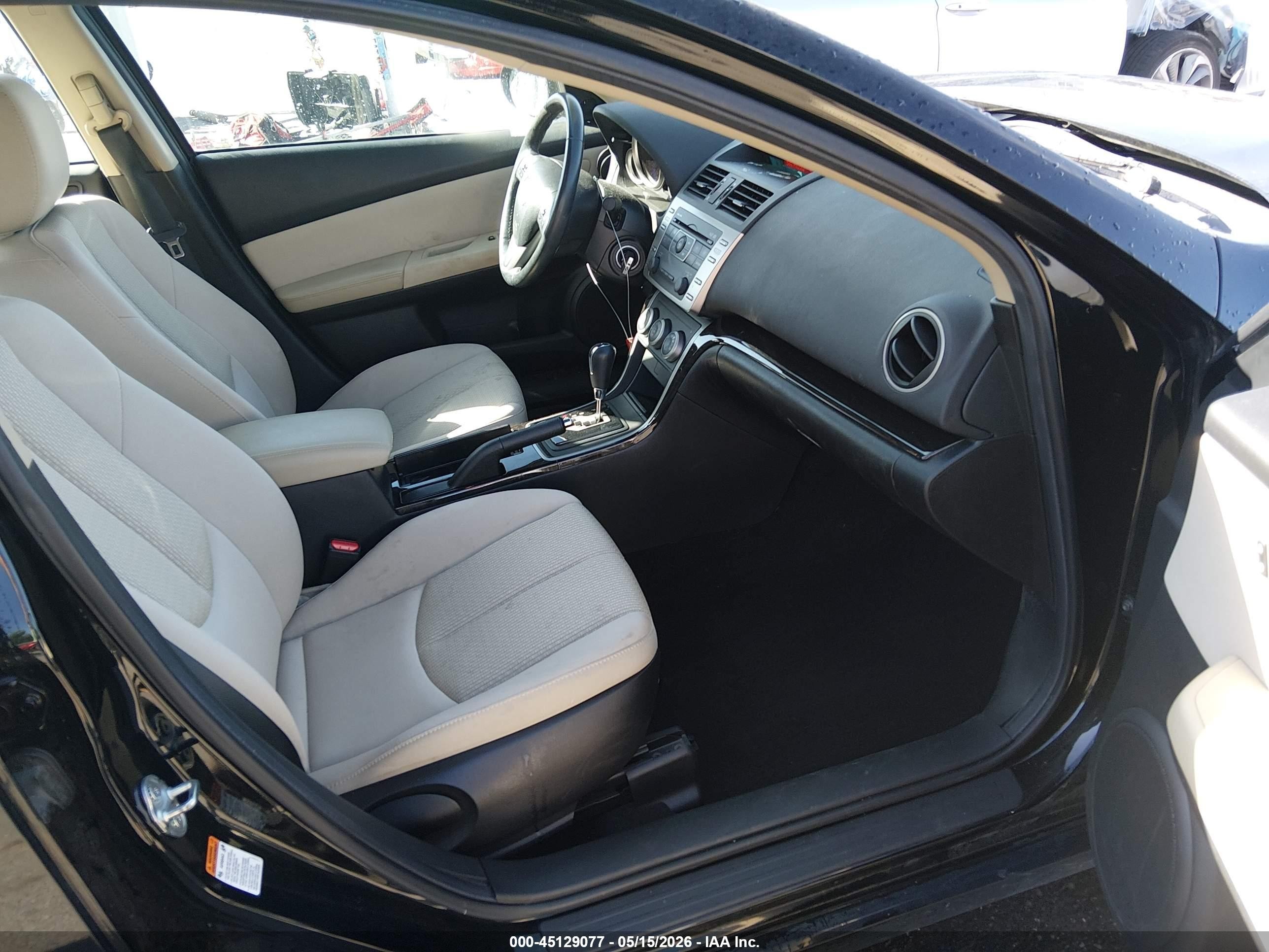 2011 Mazda Mazda6 I Touring Plus Black vin: 1YVHZ8CHXB5M29980