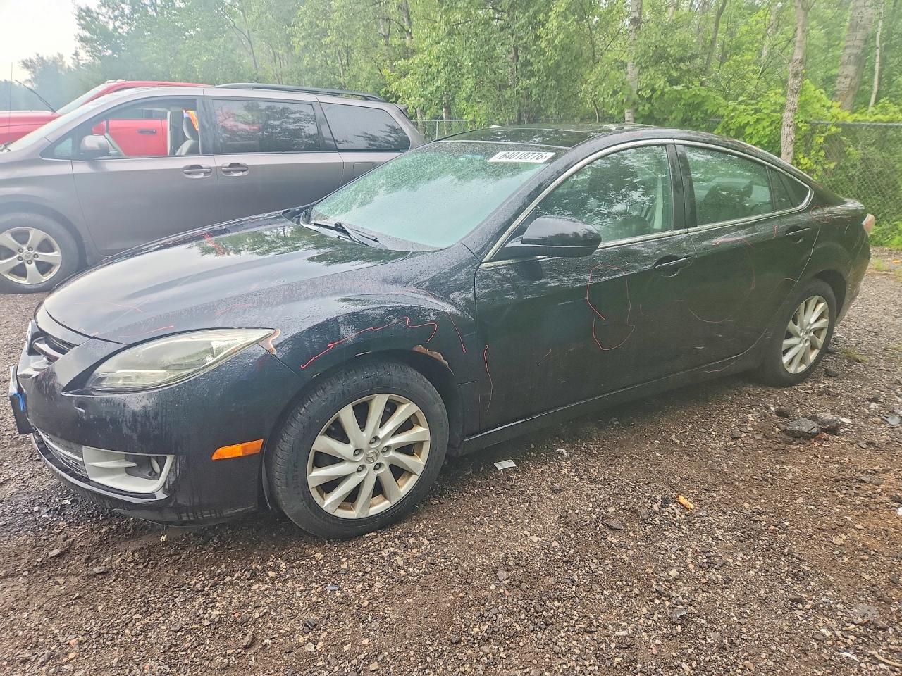 2012 Mazda 6 I Black vin: 1YVHZ8CHXC5M18172