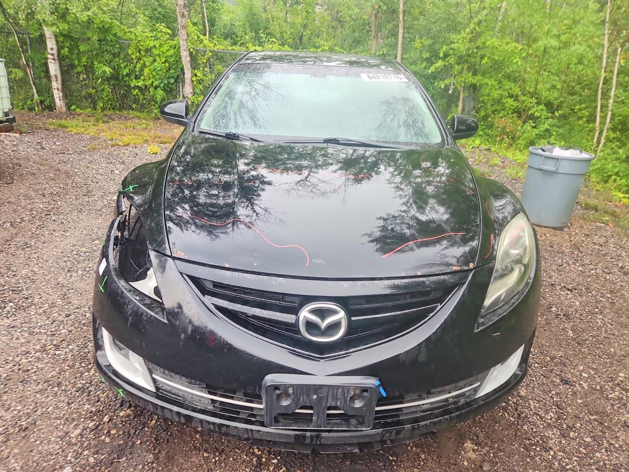 2012 Mazda 6 I Black vin: 1YVHZ8CHXC5M18172
