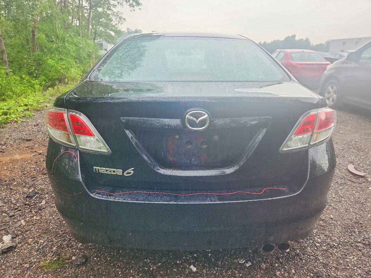 2012 Mazda 6 I Black vin: 1YVHZ8CHXC5M18172
