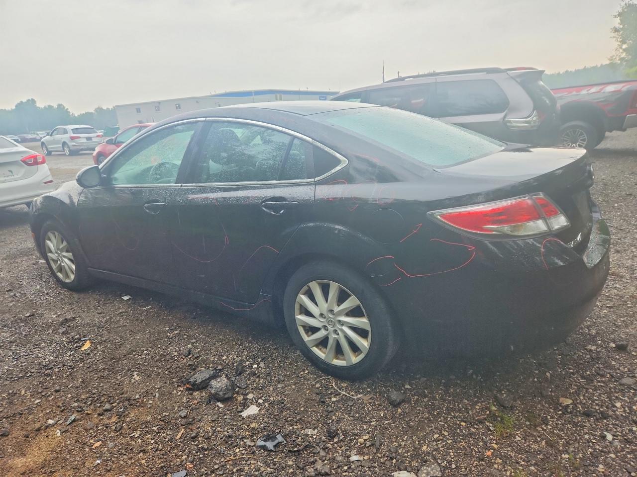2012 Mazda 6 I Black vin: 1YVHZ8CHXC5M18172