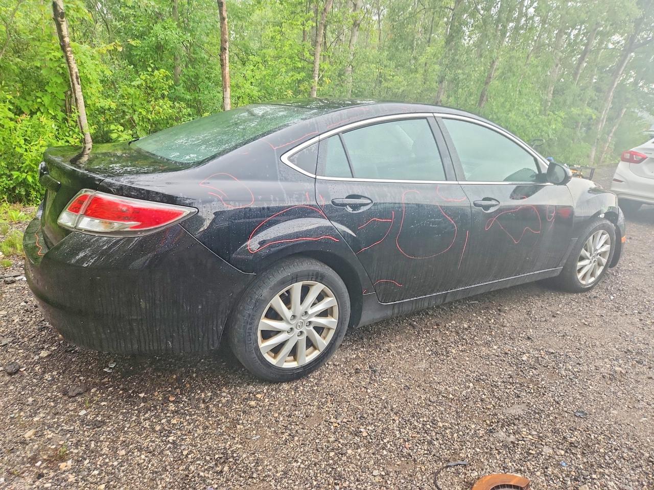 2012 Mazda 6 I Black vin: 1YVHZ8CHXC5M18172