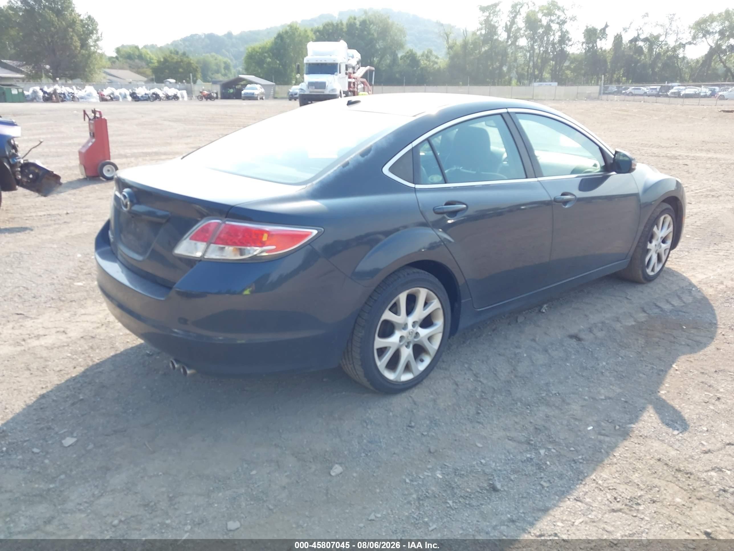 2013 Mazda Mazda6 I Grand Touring Gray vin: 1YVHZ8CHXD5M03446