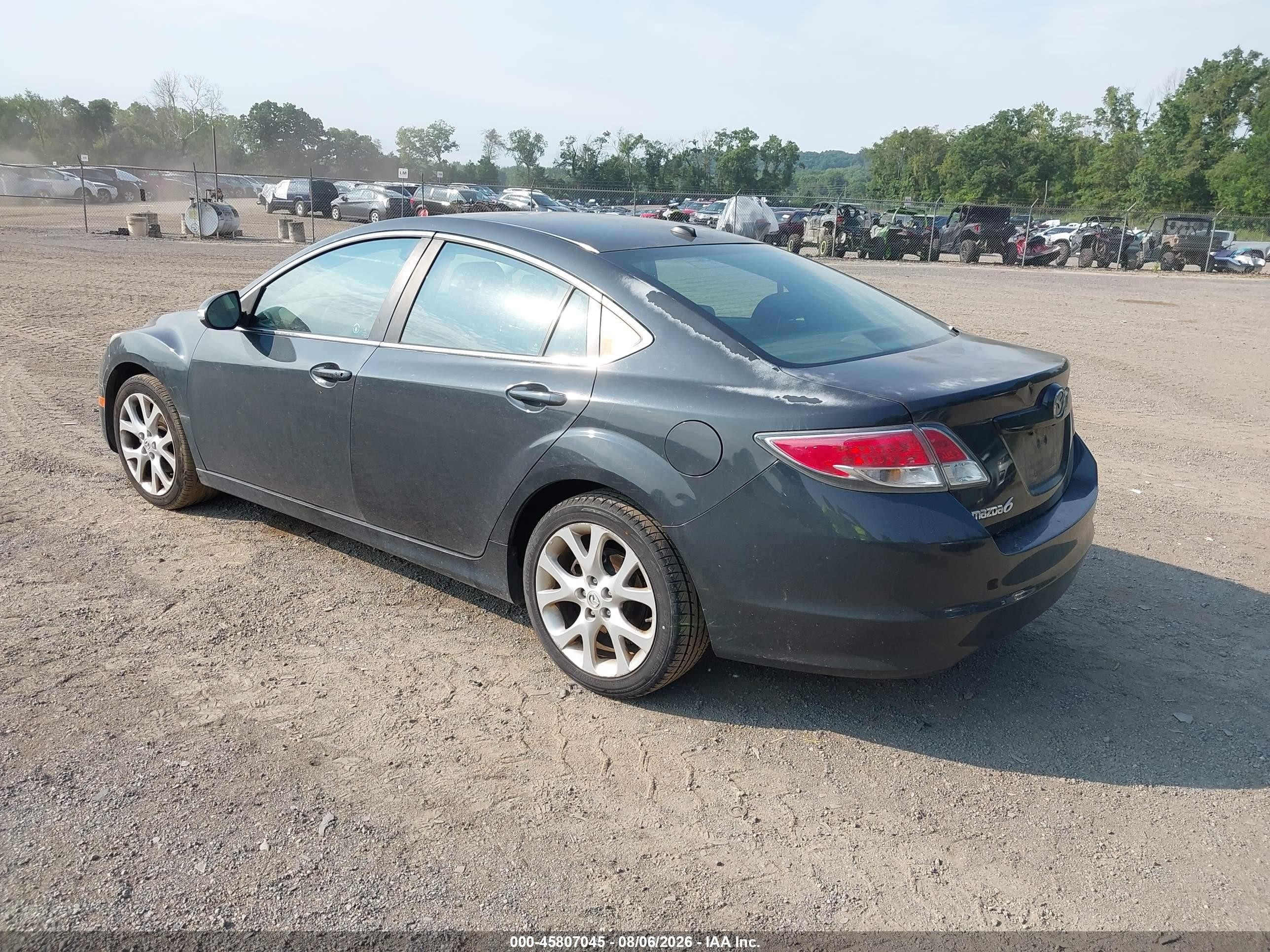 2013 Mazda Mazda6 I Grand Touring Gray vin: 1YVHZ8CHXD5M03446
