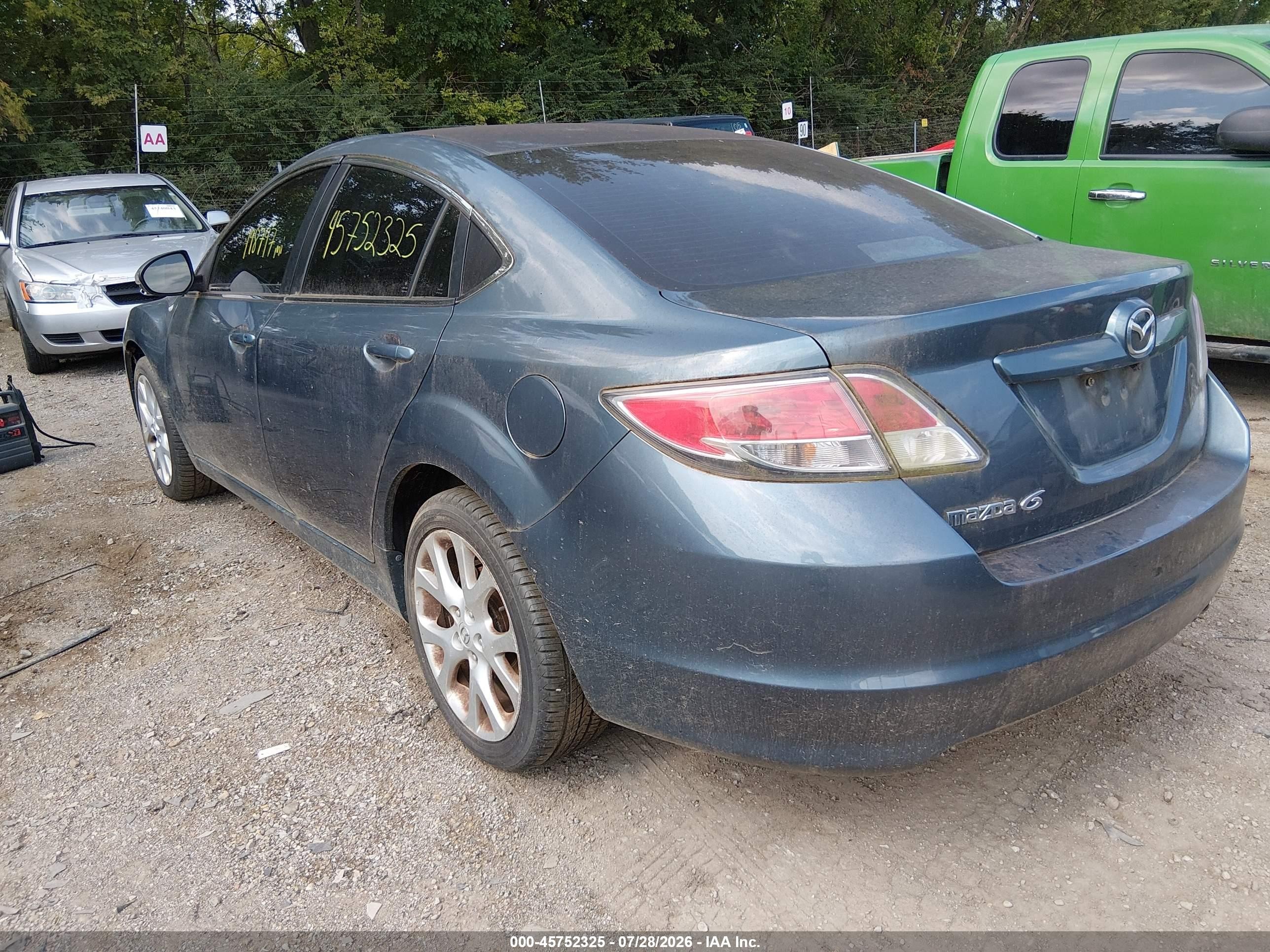 2013 Mazda Mazda6 I Grand Touring Light Blue vin: 1YVHZ8CHXD5M06847