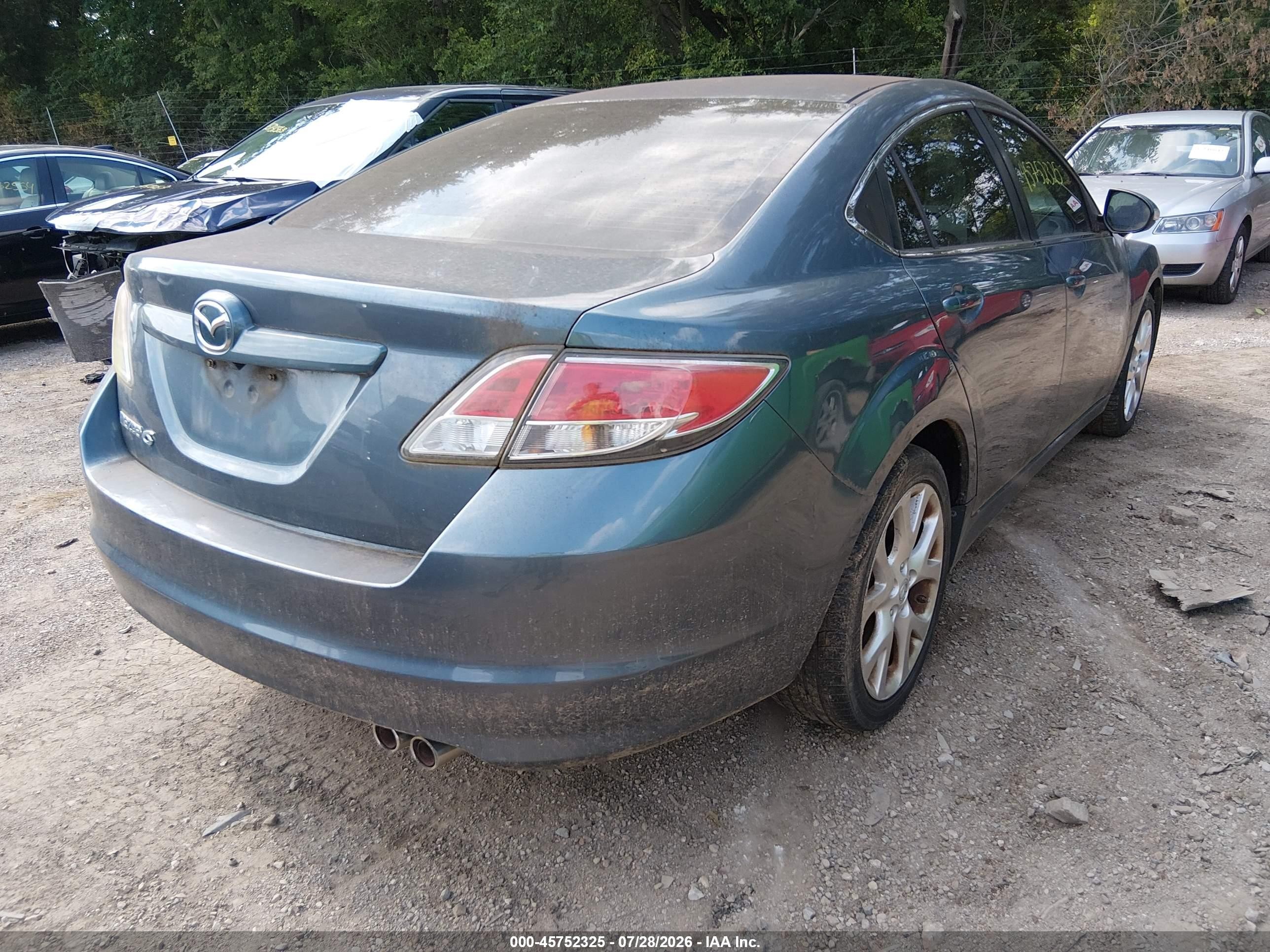 2013 Mazda Mazda6 I Grand Touring Light Blue vin: 1YVHZ8CHXD5M06847