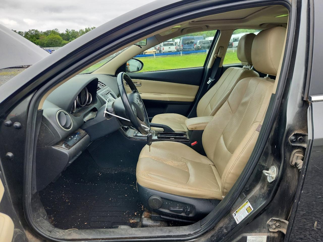2013 Mazda 6 Grand Touring Gray vin: 1YVHZ8CHXD5M06900
