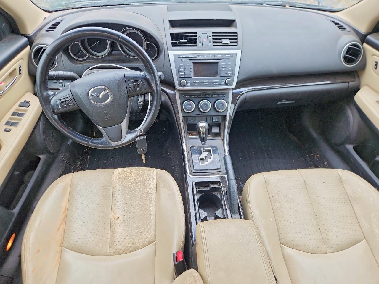 2013 Mazda 6 Grand Touring Gray vin: 1YVHZ8CHXD5M06900