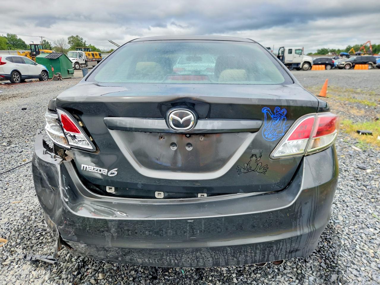 2013 Mazda 6 Grand Touring Gray vin: 1YVHZ8CHXD5M06900
