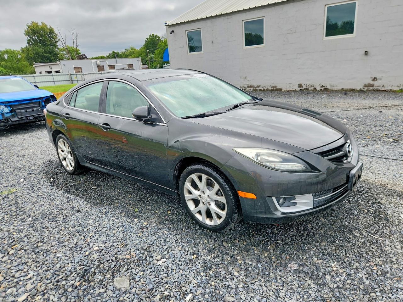 2013 Mazda 6 Grand Touring Gray vin: 1YVHZ8CHXD5M06900