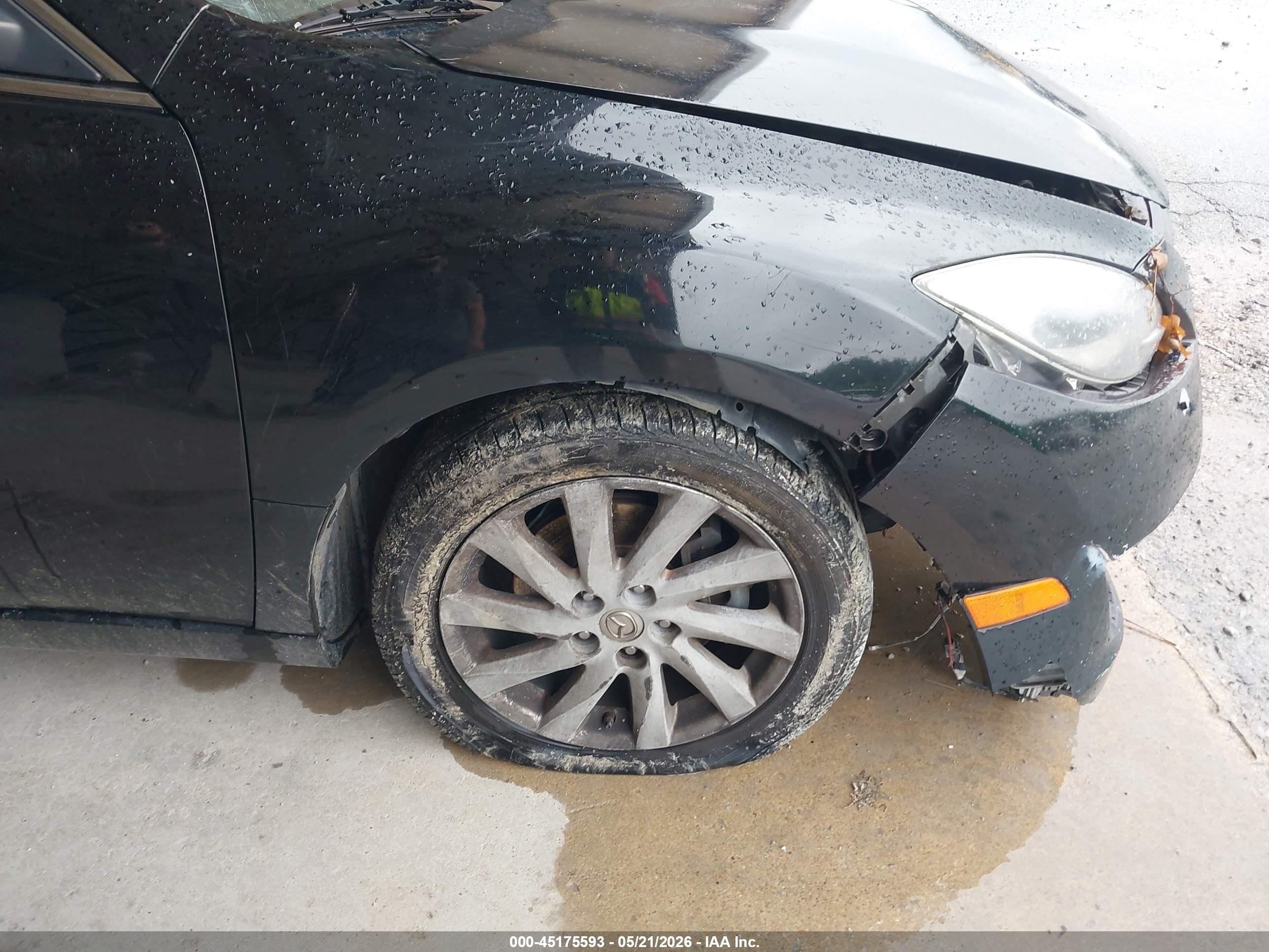 2012 Mazda Mazda6 I Touring Black vin: 1YVHZ8DH0C5M10760