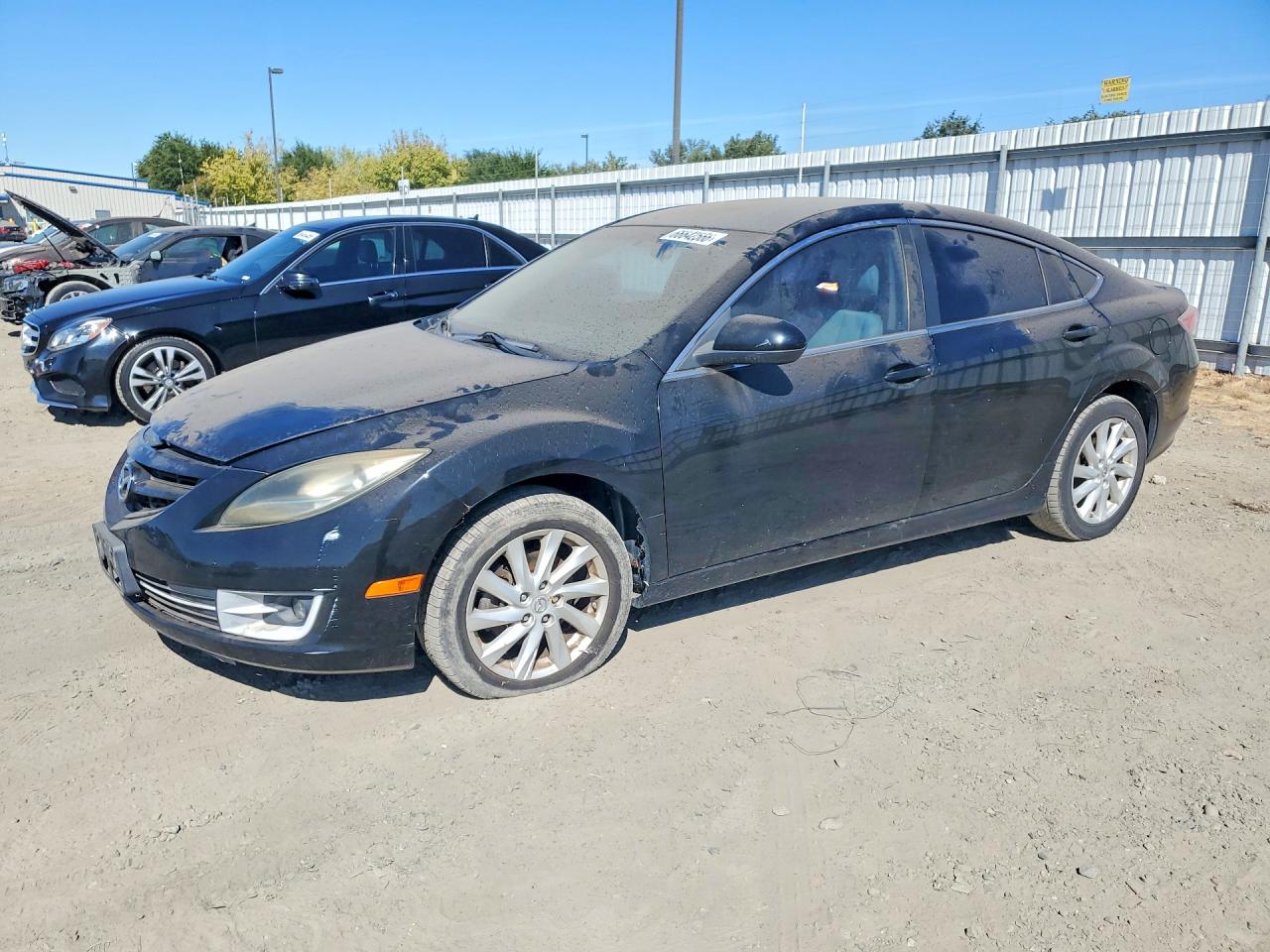 2012 Mazda 6 I Black vin: 1YVHZ8DH0C5M11682