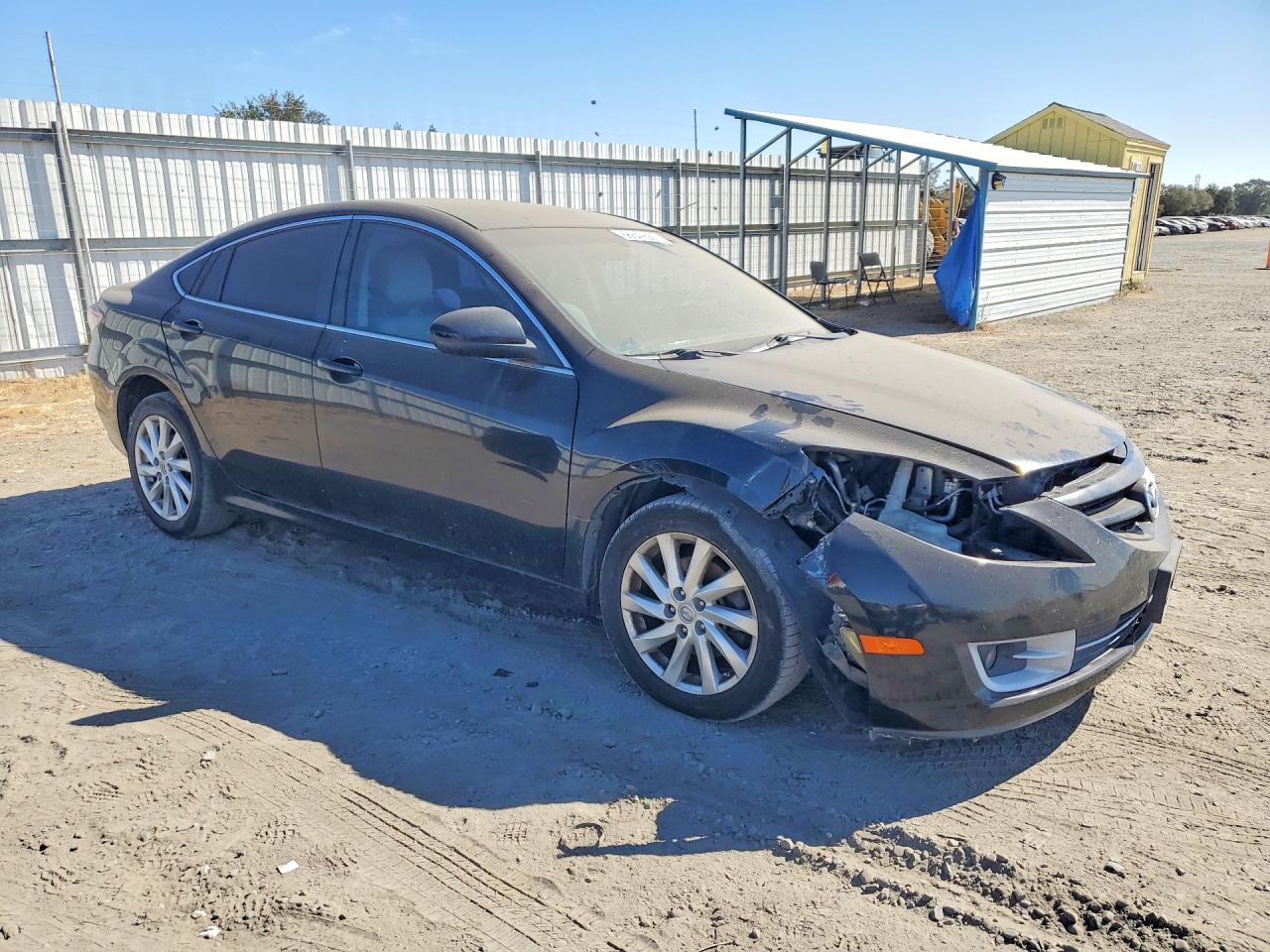 2012 Mazda 6 I Black vin: 1YVHZ8DH0C5M11682