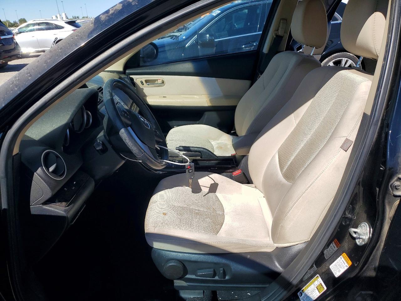 2012 Mazda 6 I Black vin: 1YVHZ8DH0C5M11682