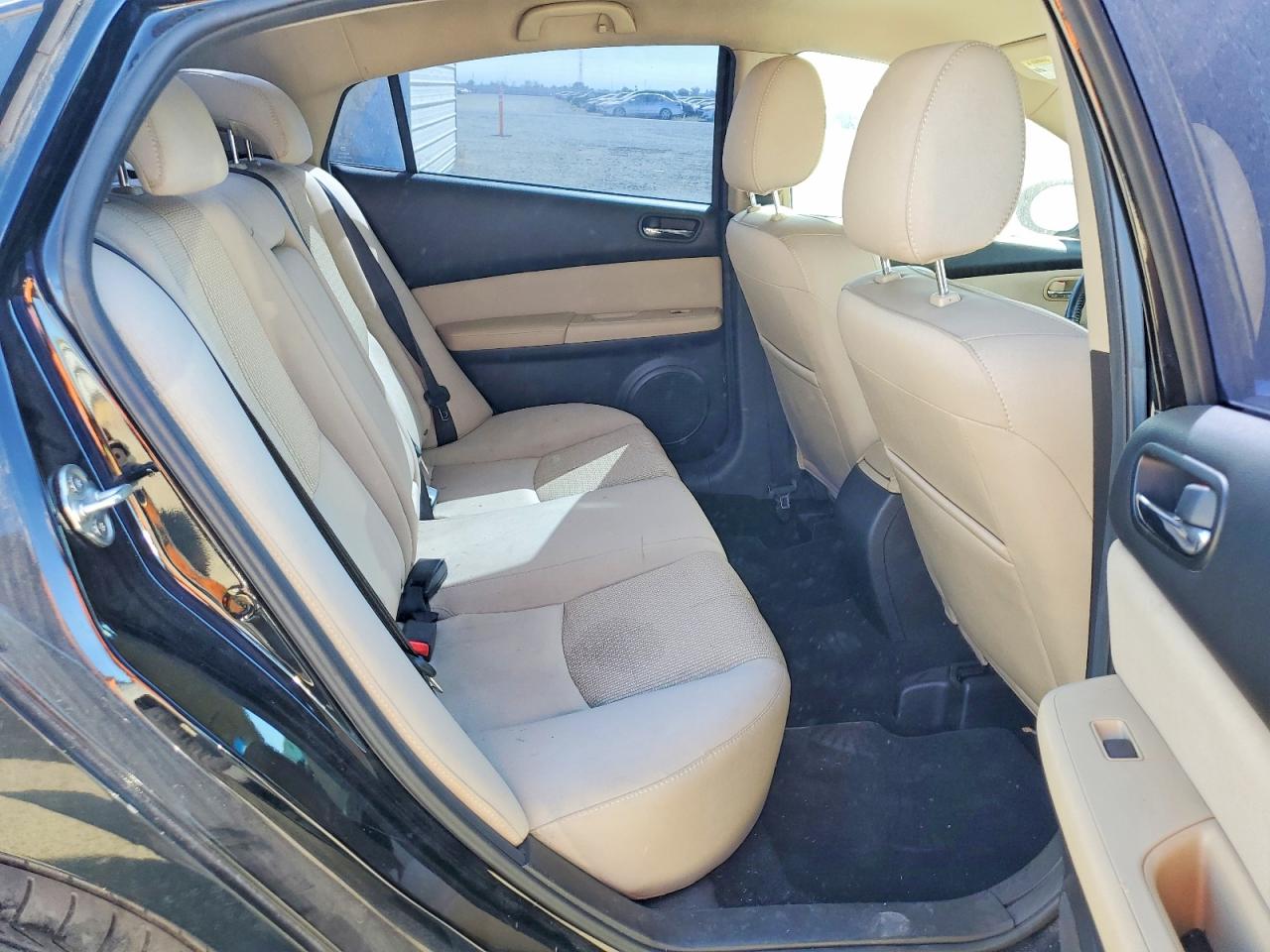 2012 Mazda 6 I Black vin: 1YVHZ8DH0C5M11682