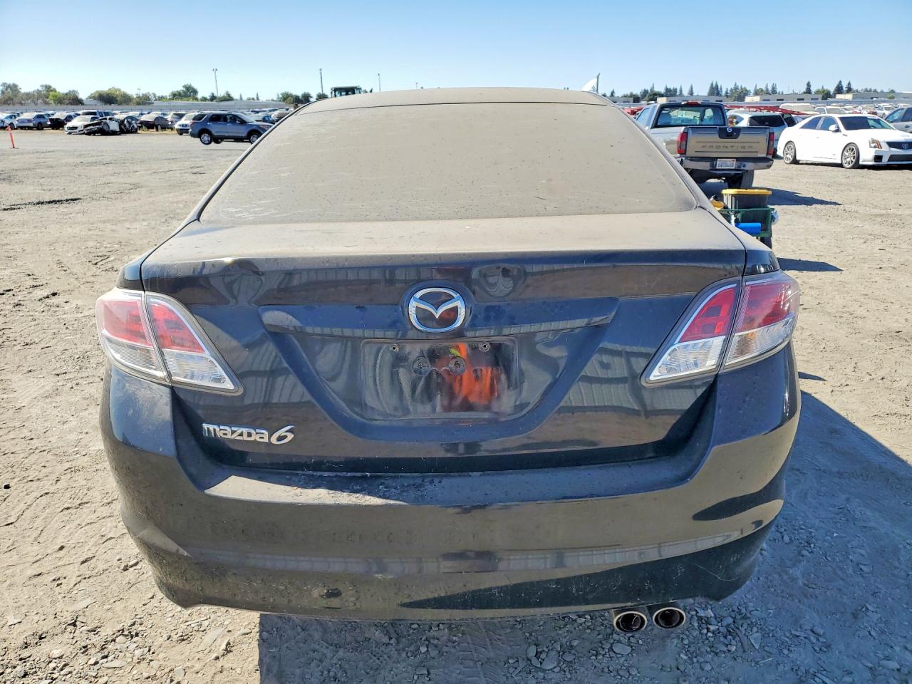 2012 Mazda 6 I Black vin: 1YVHZ8DH0C5M11682
