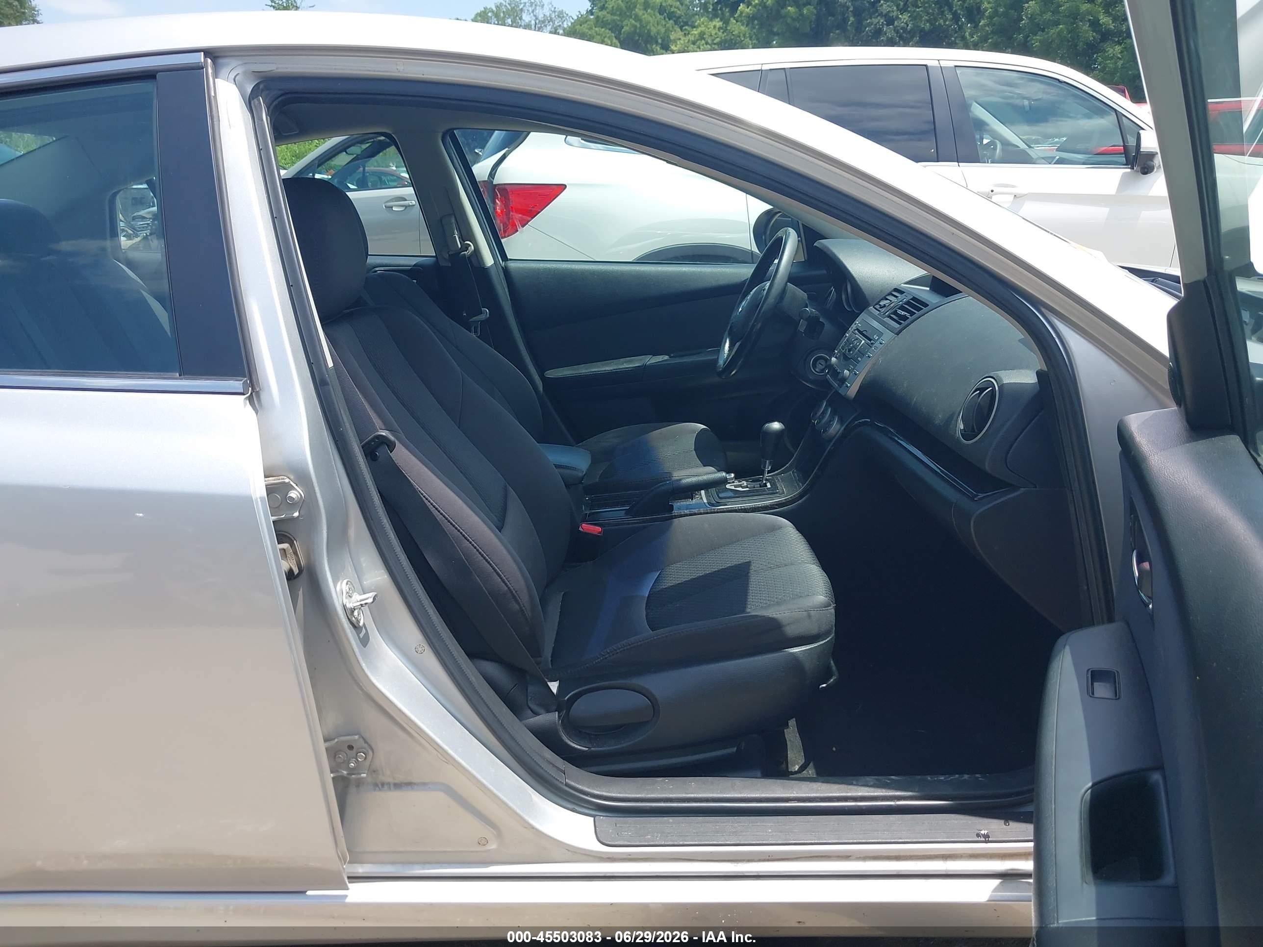 2012 Mazda Mazda6 I Touring Silver vin: 1YVHZ8DH0C5M20740