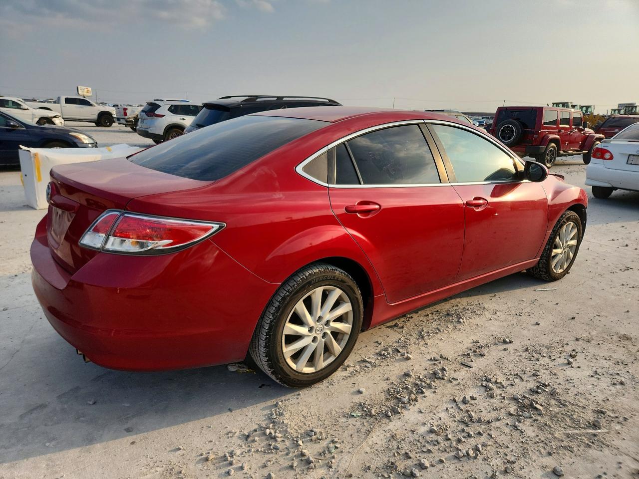 2012 Mazda 6 I Red vin: 1YVHZ8DH0C5M35366