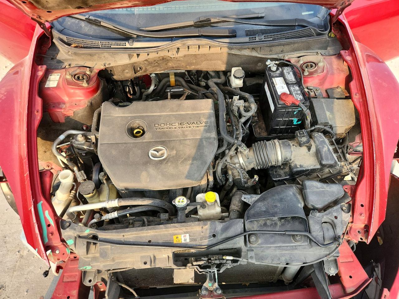 2012 Mazda 6 I Red vin: 1YVHZ8DH0C5M35366