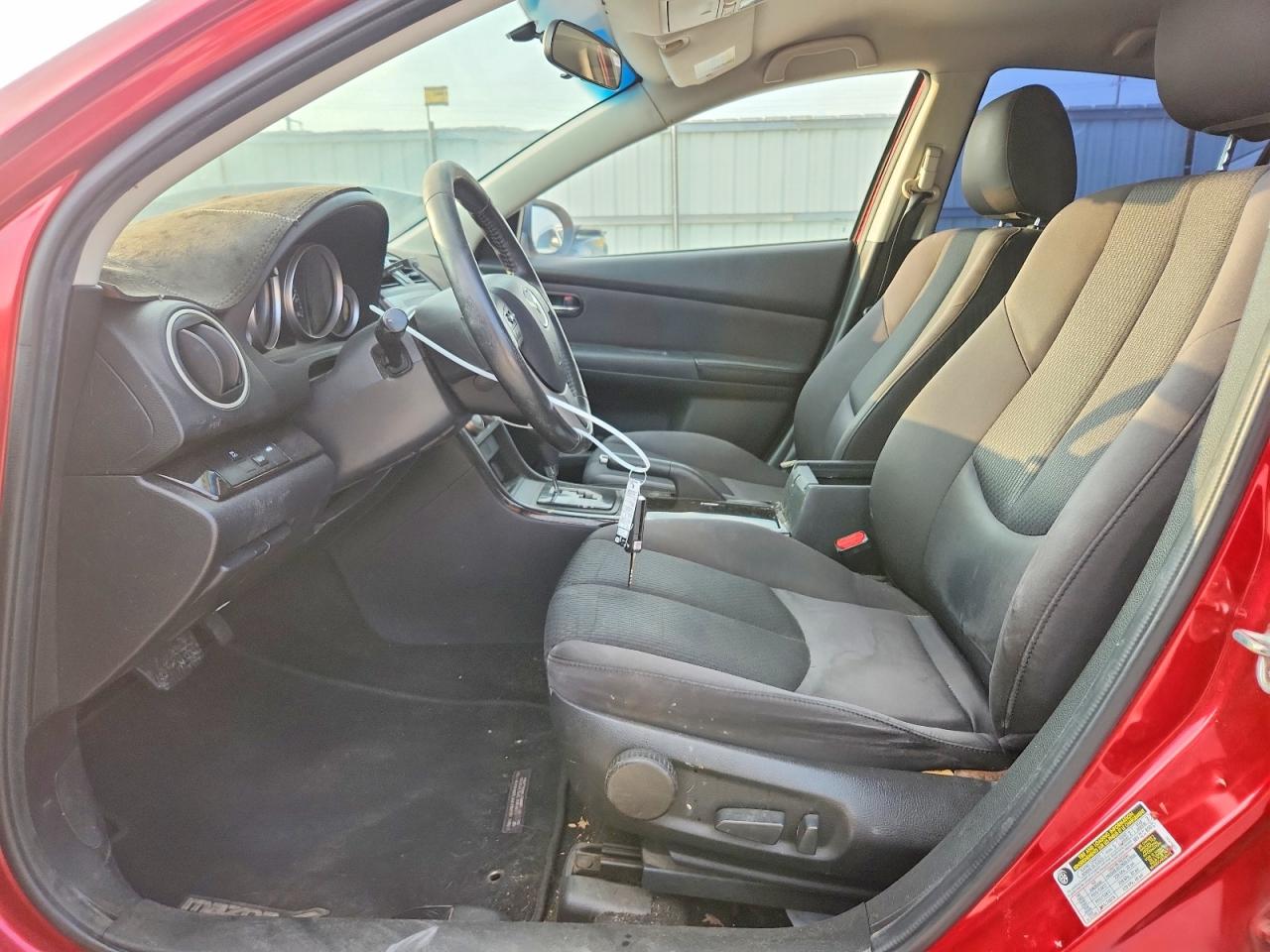 2012 Mazda 6 I Red vin: 1YVHZ8DH0C5M35366