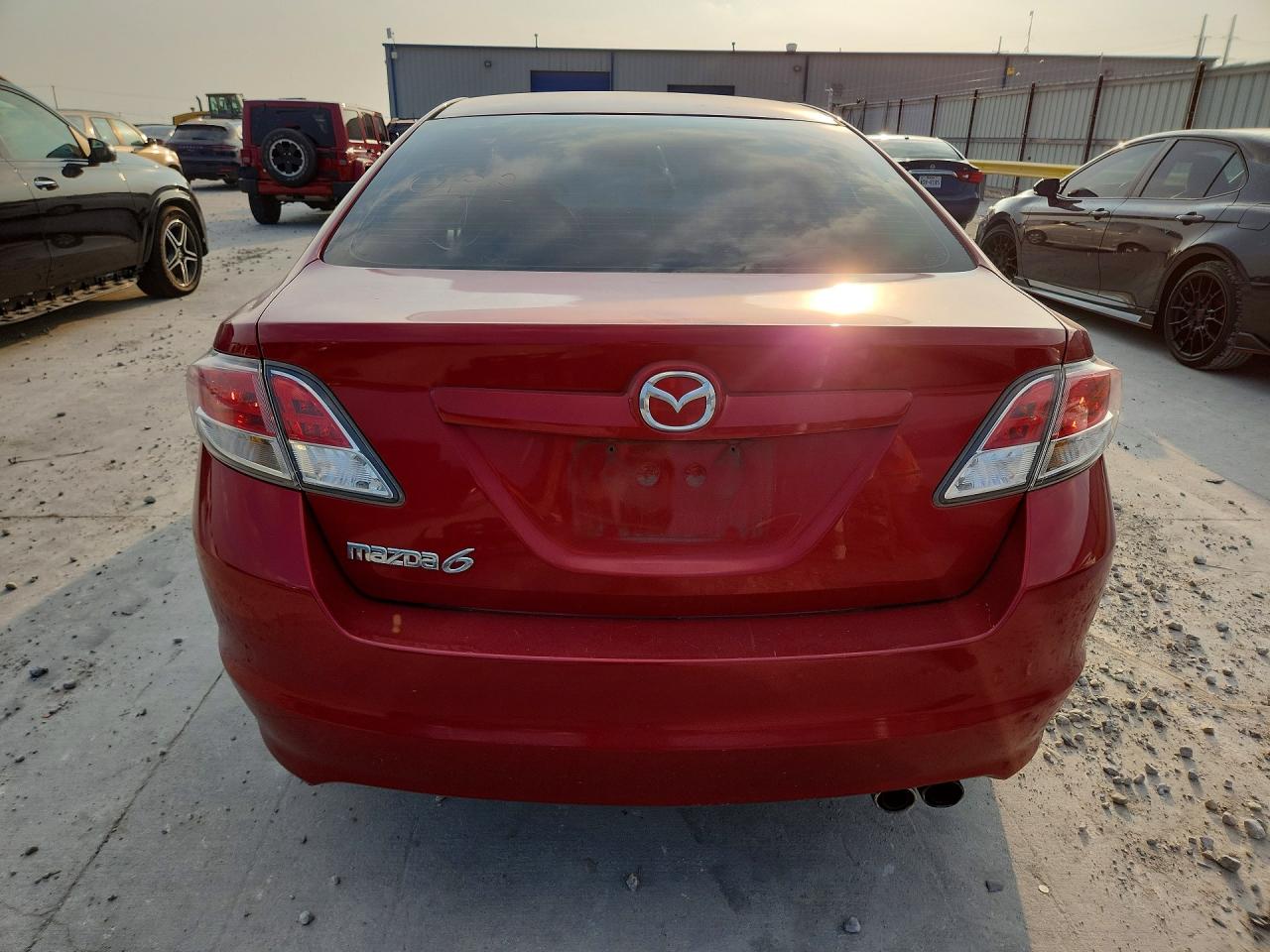 2012 Mazda 6 I Red vin: 1YVHZ8DH0C5M35366
