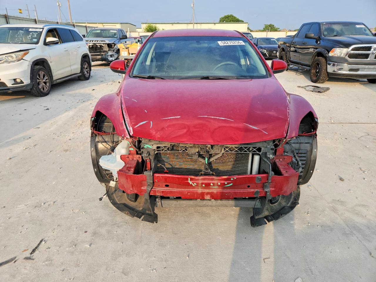 2012 Mazda 6 I Red vin: 1YVHZ8DH0C5M35366