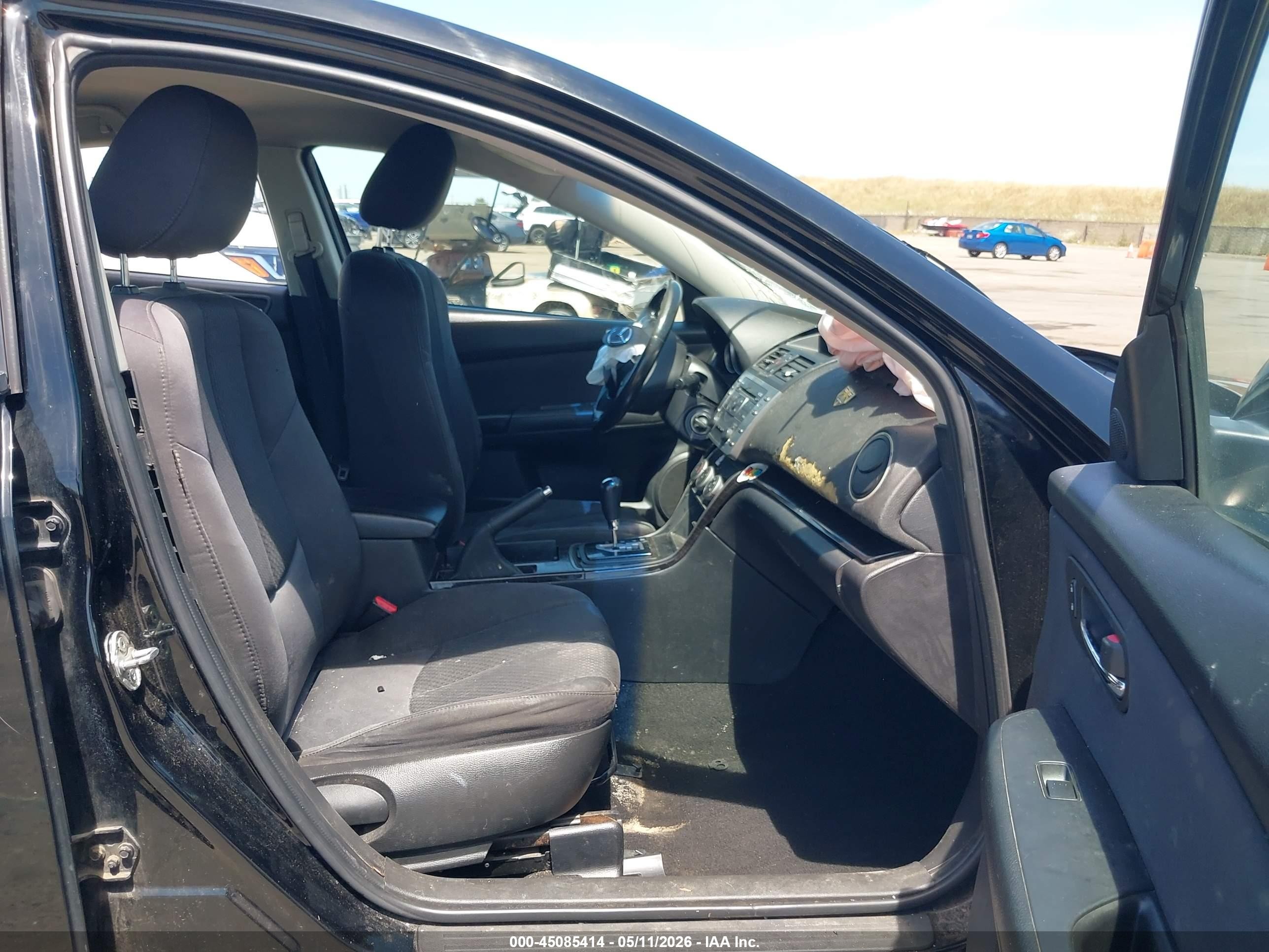 2012 Mazda Mazda6 I Touring Черный vin: 1YVHZ8DH0C5M40499